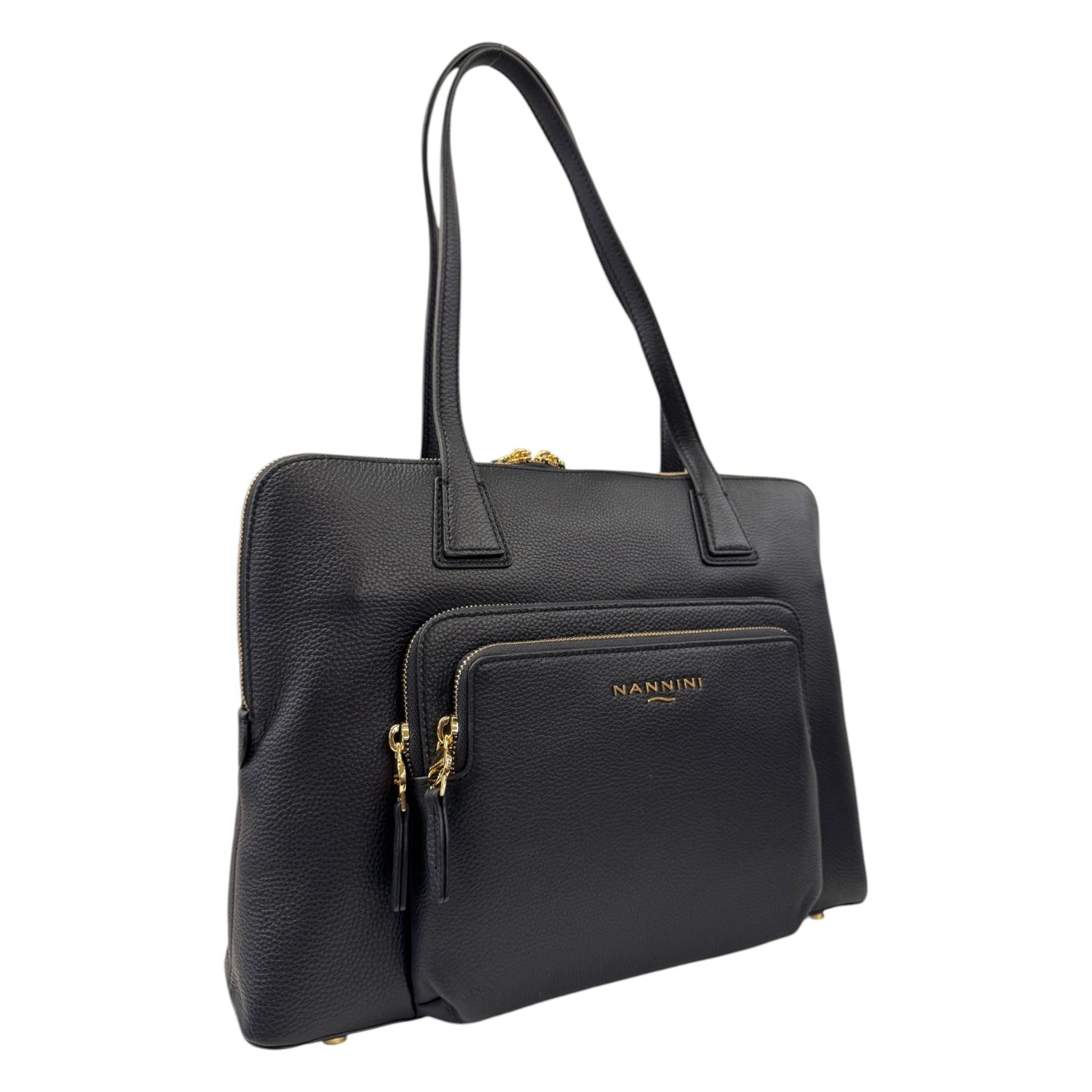 Nannini Firenze Borsa a Spalla Tiziana Donna in Pelle Blu