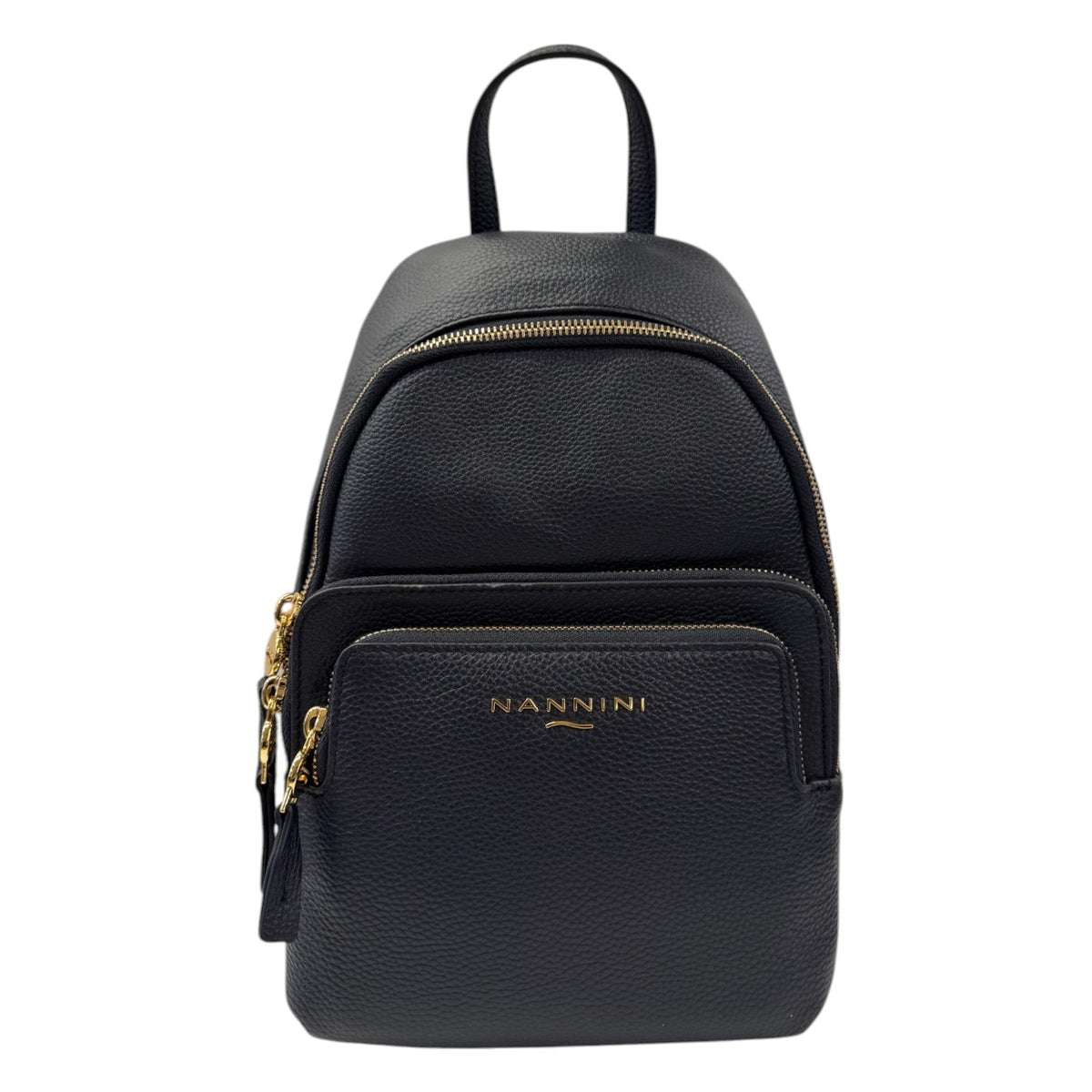 Nannini Firenze Zaino Tiziana Donna in Pelle Martellata Blu