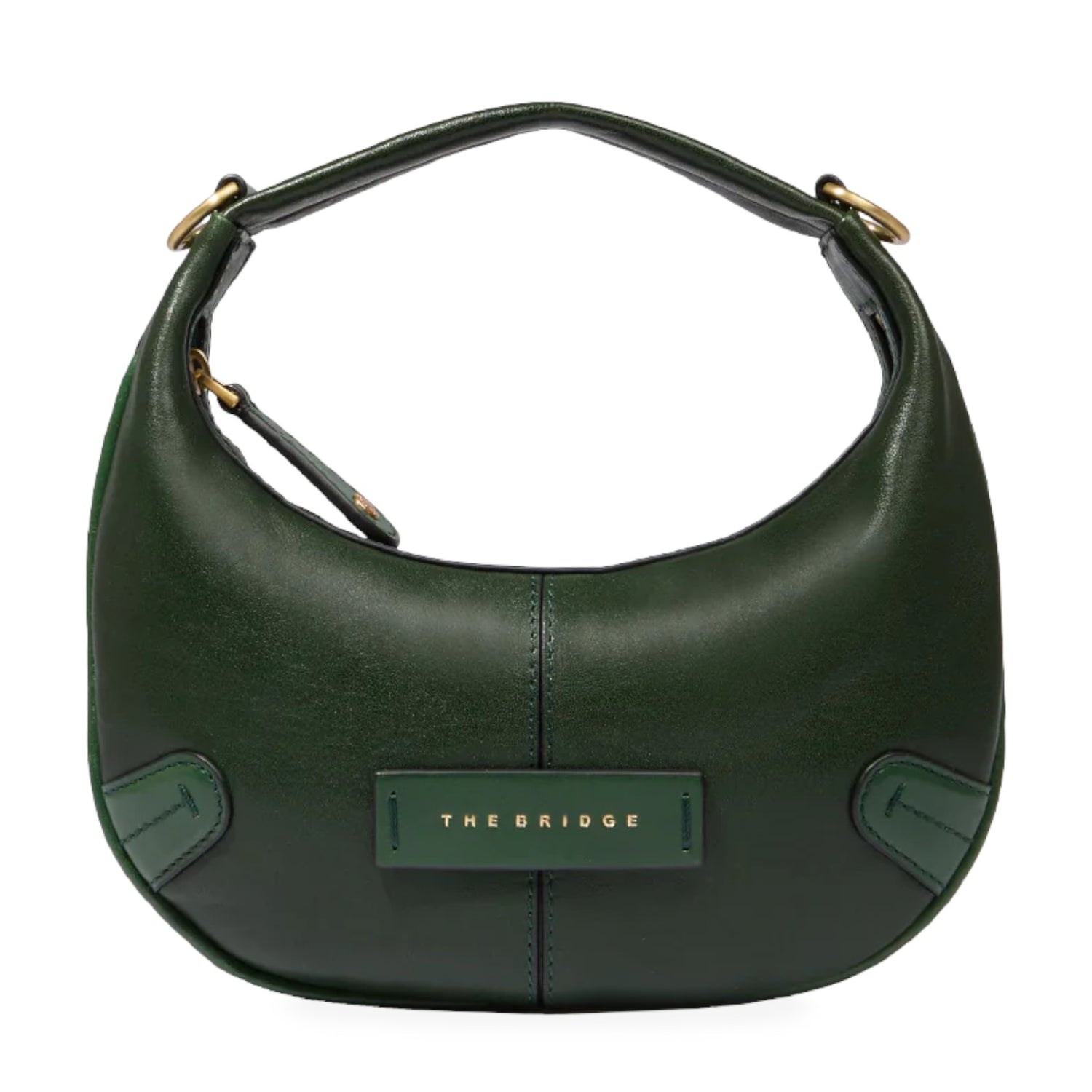 The Bridge Borsa Hobo Verde Linea Flavia con Tracolla in Pelle da Donna