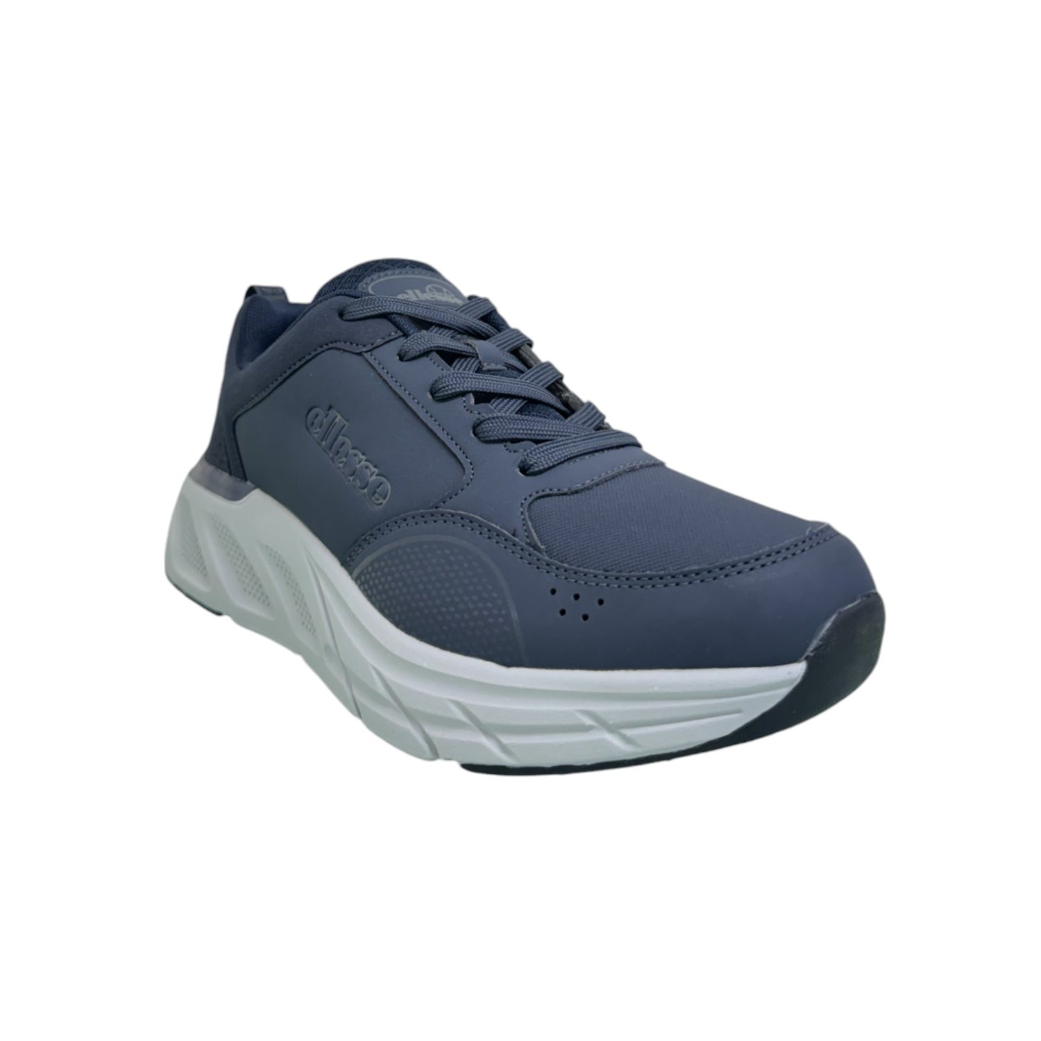 Ellesse Sneakers Sportiva Blu in Ecopelle e Tessuto da Uomo