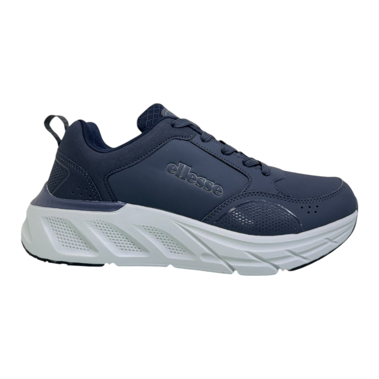 Ellesse Sneakers Sportiva Blu in Ecopelle e Tessuto da Uomo