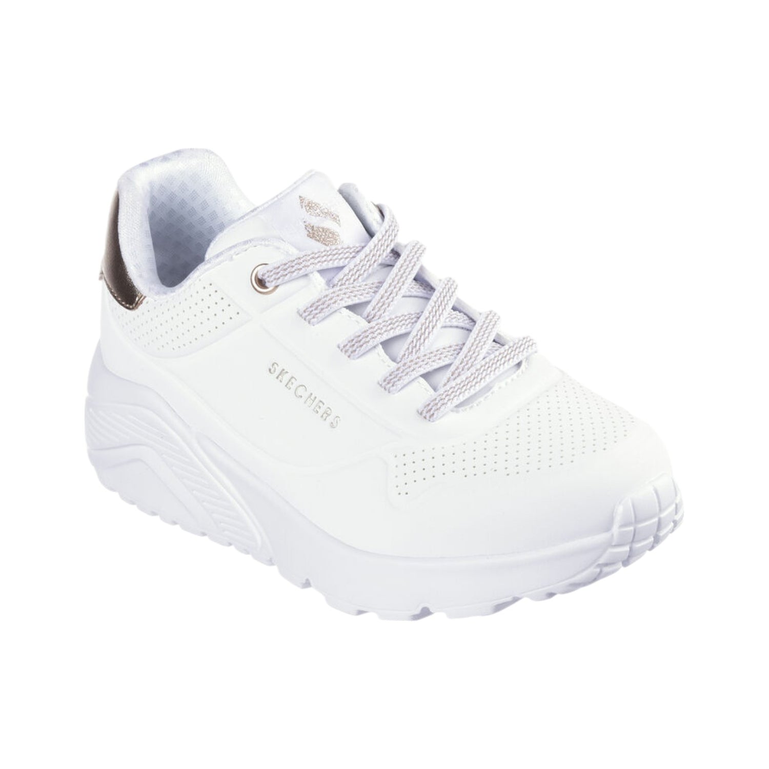 Skechers Sneakers Bianca Uno Lite da Bambina