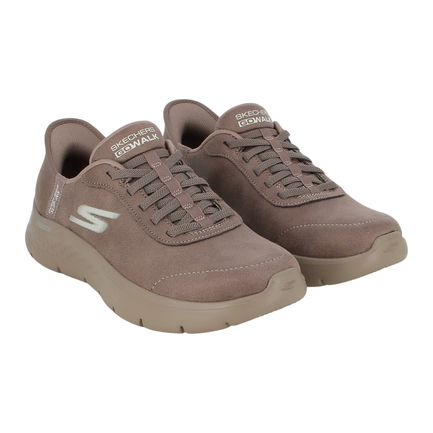 Skechers Slip-Ins Marrone Go Walk Flex Mali da Donna