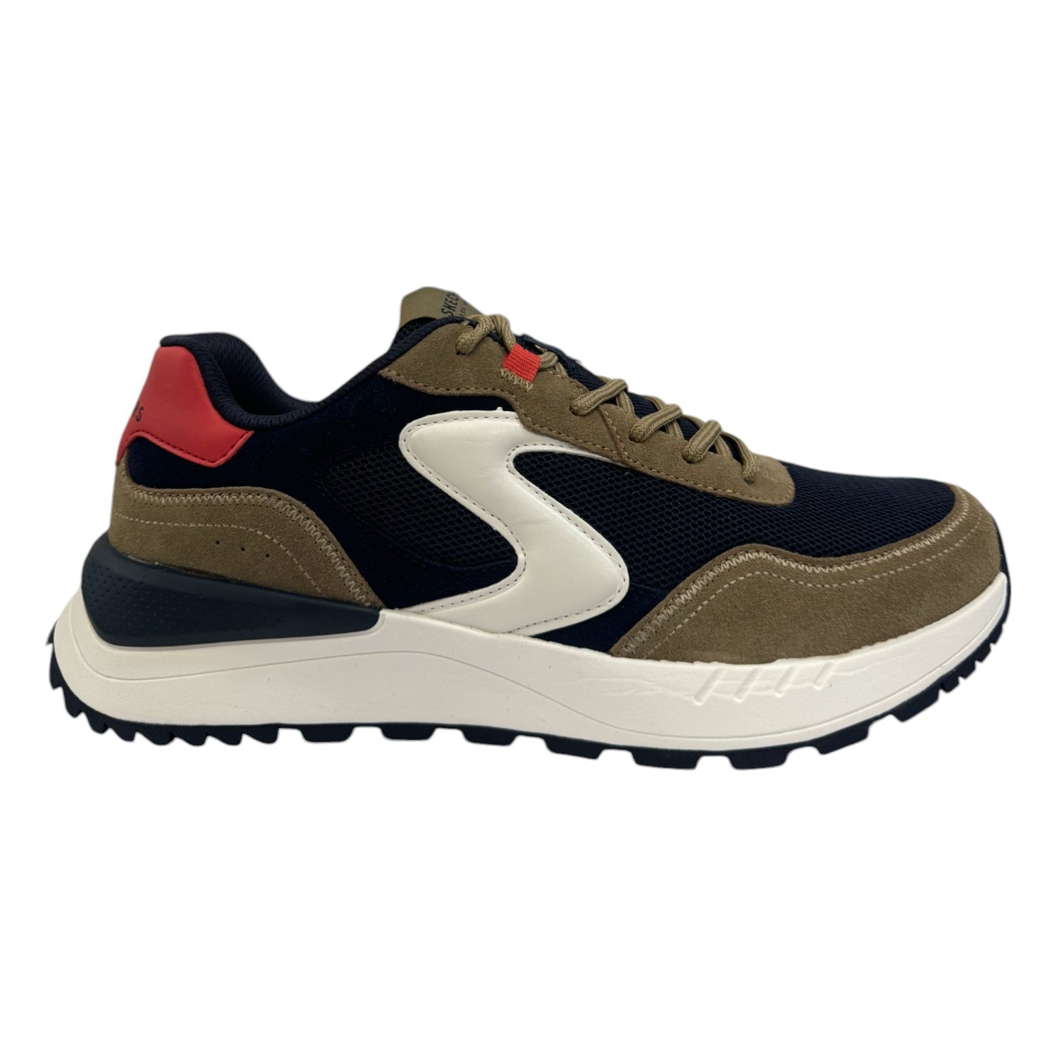 Skechers Sneakers Blu Beige Fury-Fury Lace Low da Uomo