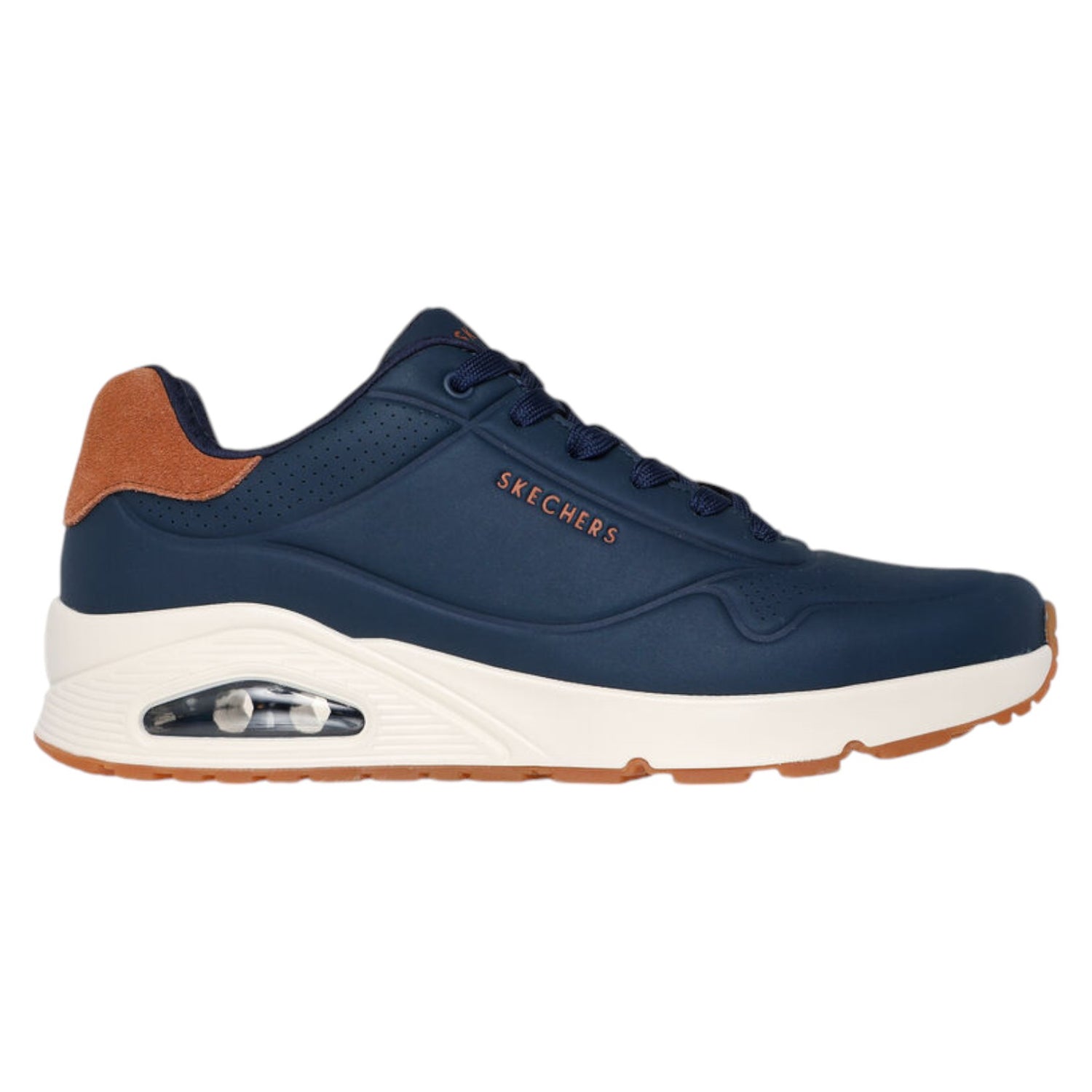 Skechers Sneakers Blu Uno-Suited On Air da Uomo