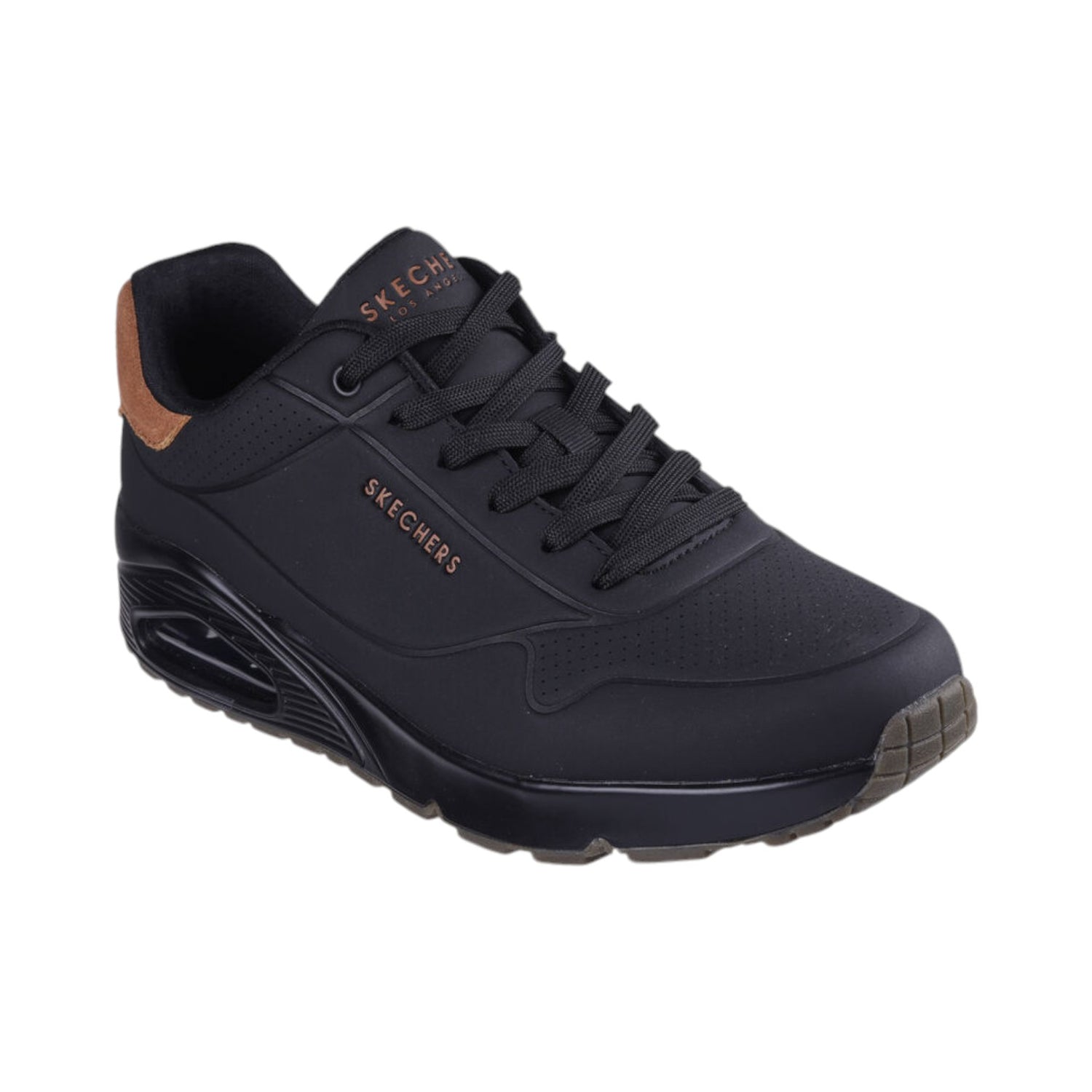 Skechers Sneakers Nera Uno-Suited On Air da Uomo