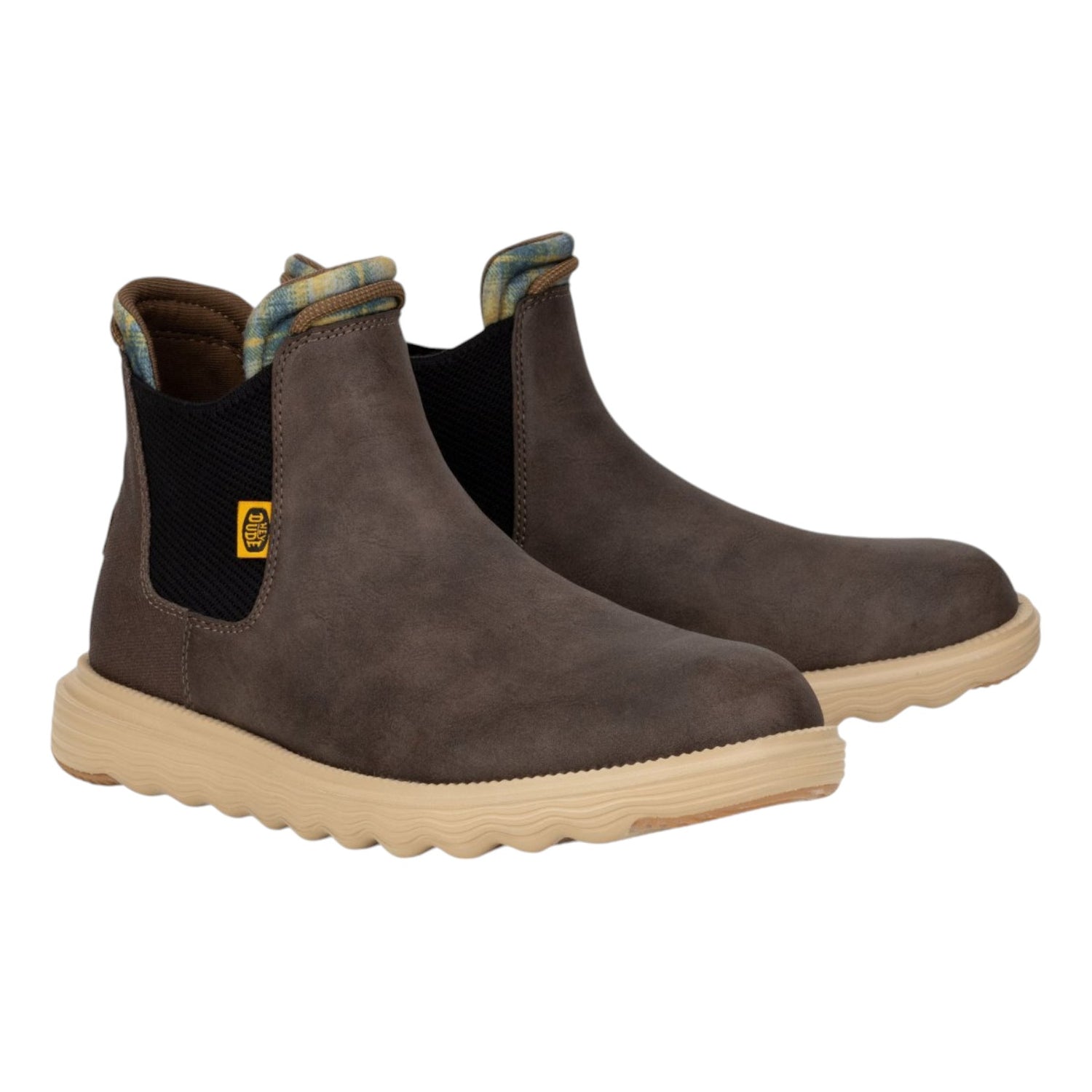 Hey Dude Branson Classic Bealtes Uomo in Ecopelle con Elastico