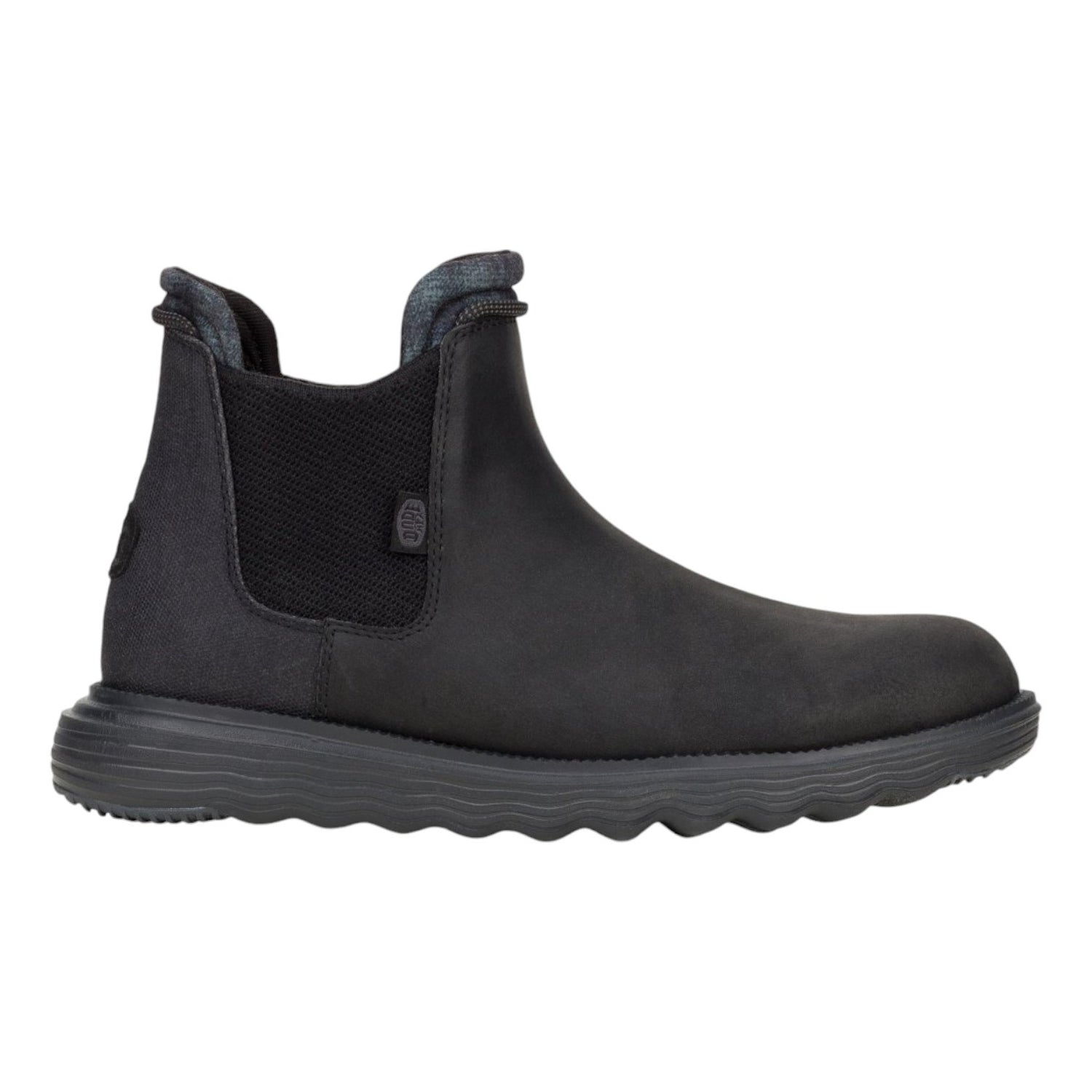 Hey Dude Branson Classic Beatles Uomo in Ecopelle Nero con Elastico