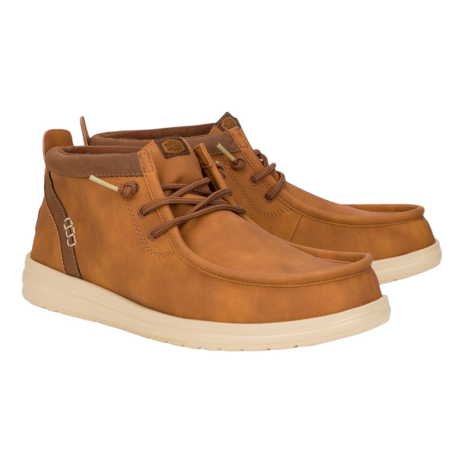 Hey Dude Mid Gripr Classic Stivaletto Uomo in Ecopelle Cuoio