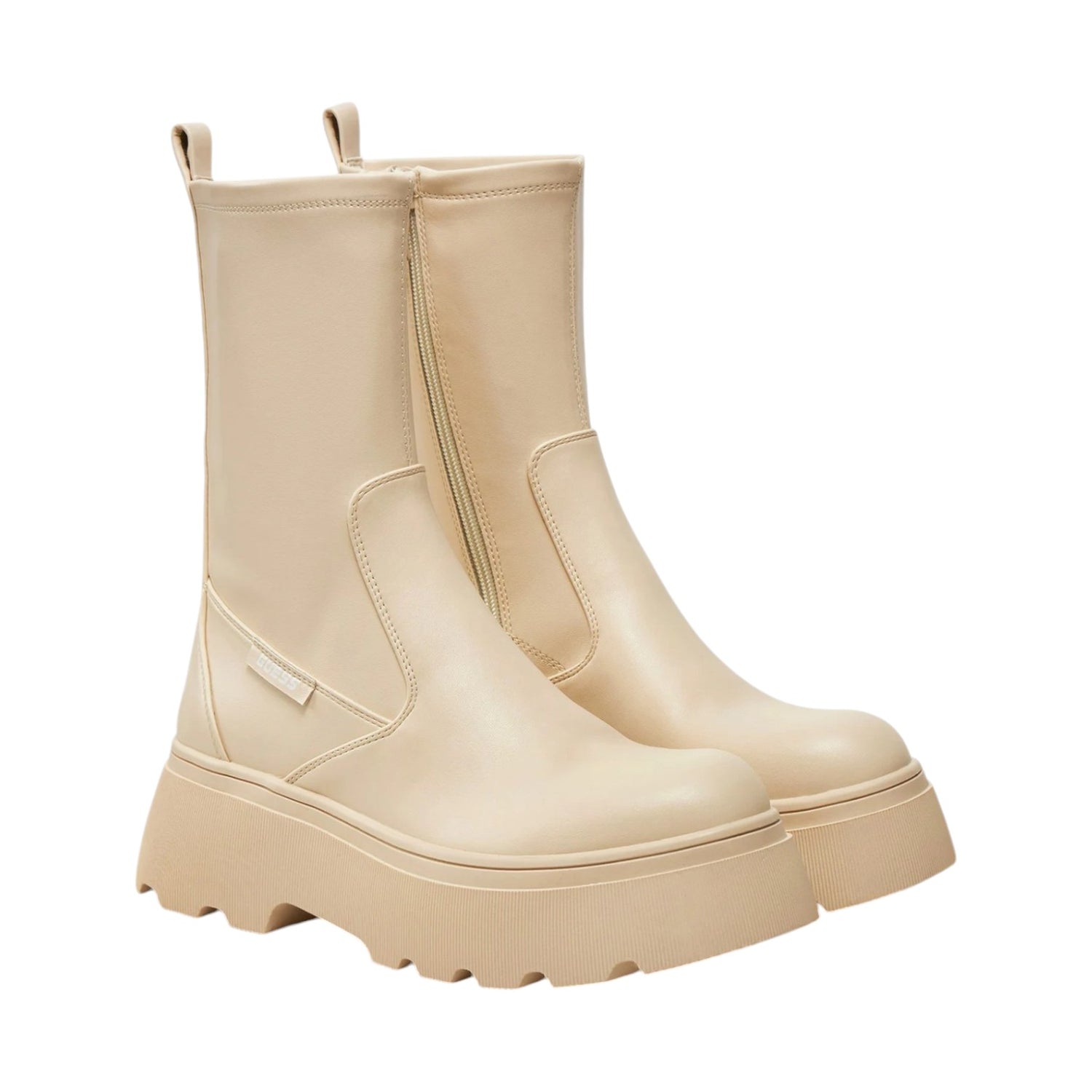 Guess Stivaletto Beige in Pelle da Donna