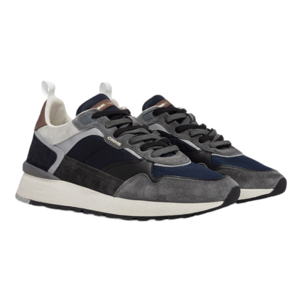 Crime London Sneakers da Uomo Lunar Midnight Navy