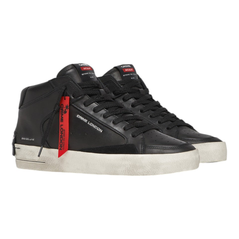 Crime London Sneakers da Uomo SK8 Deluxe Black Venom