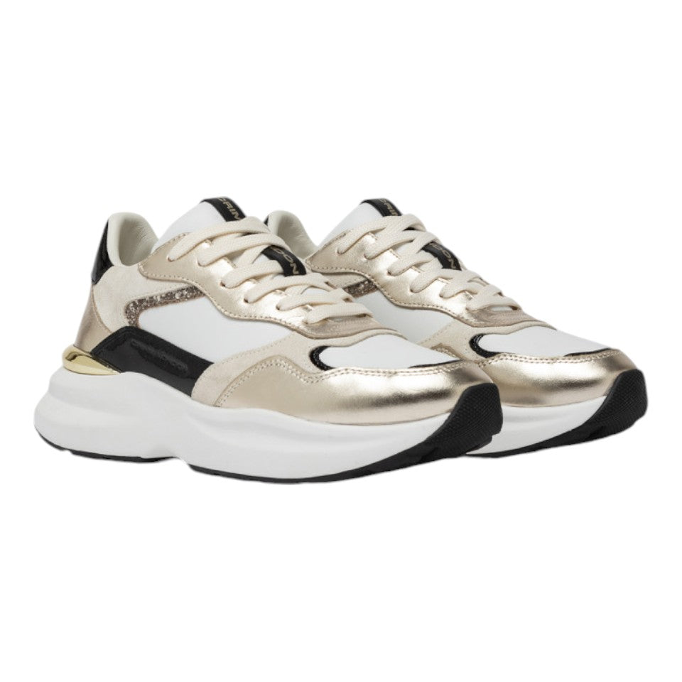 Crime London Sneakers da Donna Faith Metallic Oro