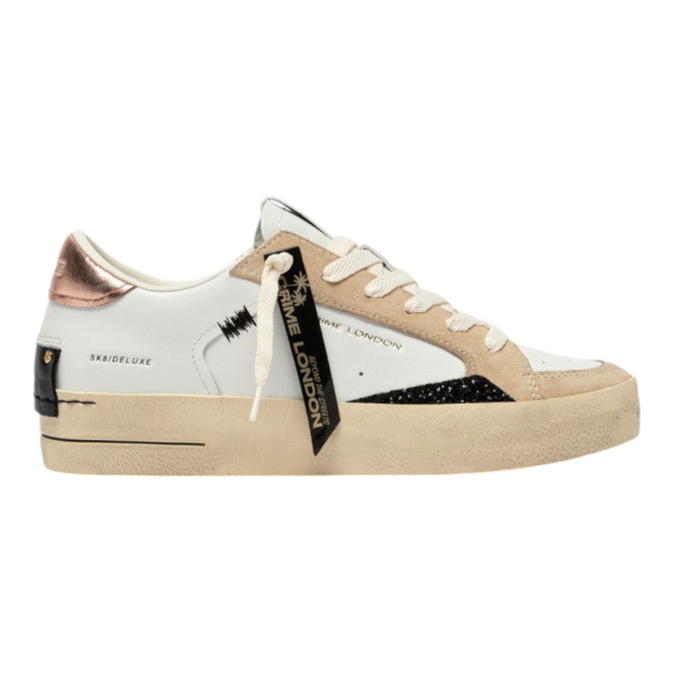 Crime London Sneakers da Donna SK8 Deluxe Bronzed Up