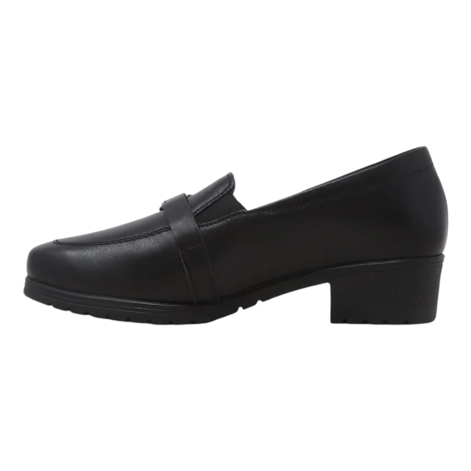 Susimoda Mocassino Nero in Pelle con Morsetto t.4