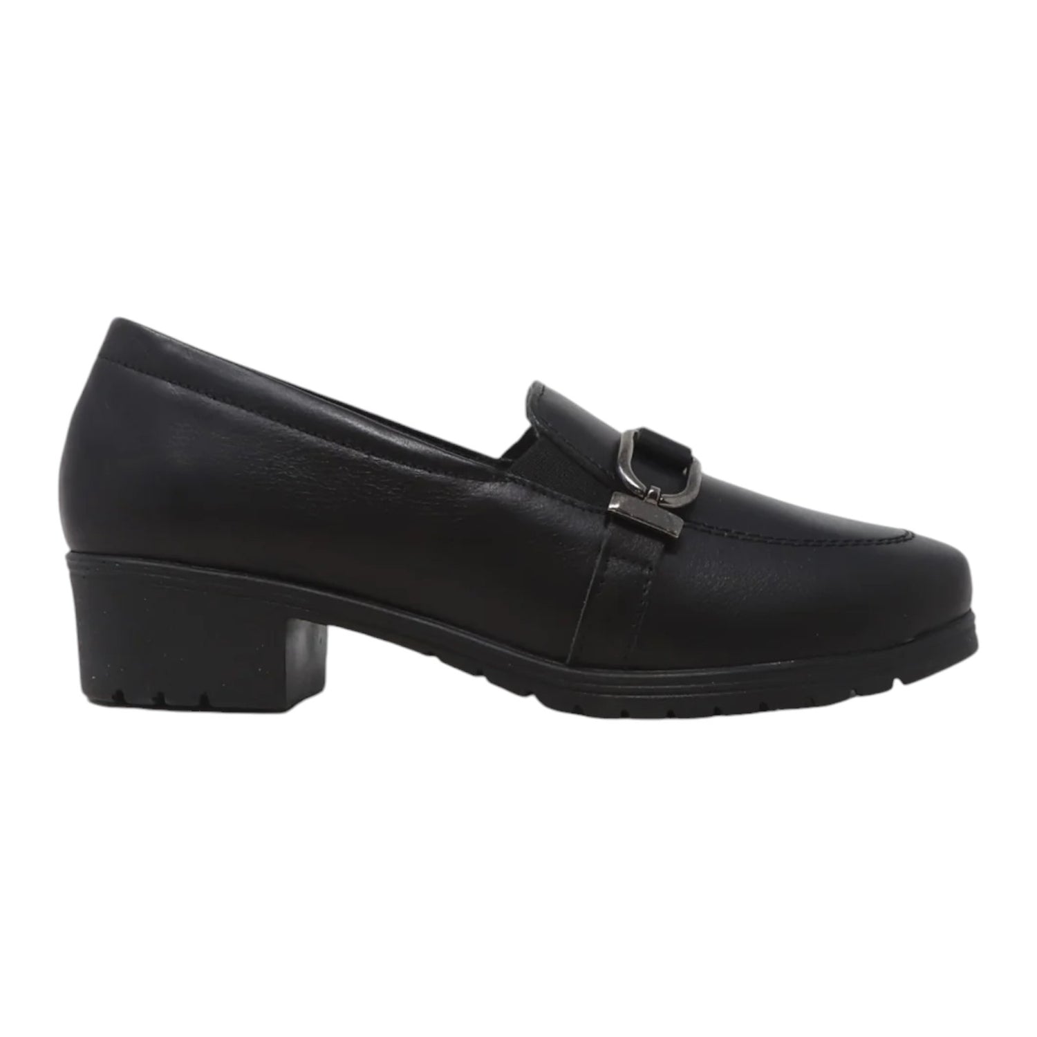 Susimoda Mocassino Nero in Pelle con Morsetto t.4