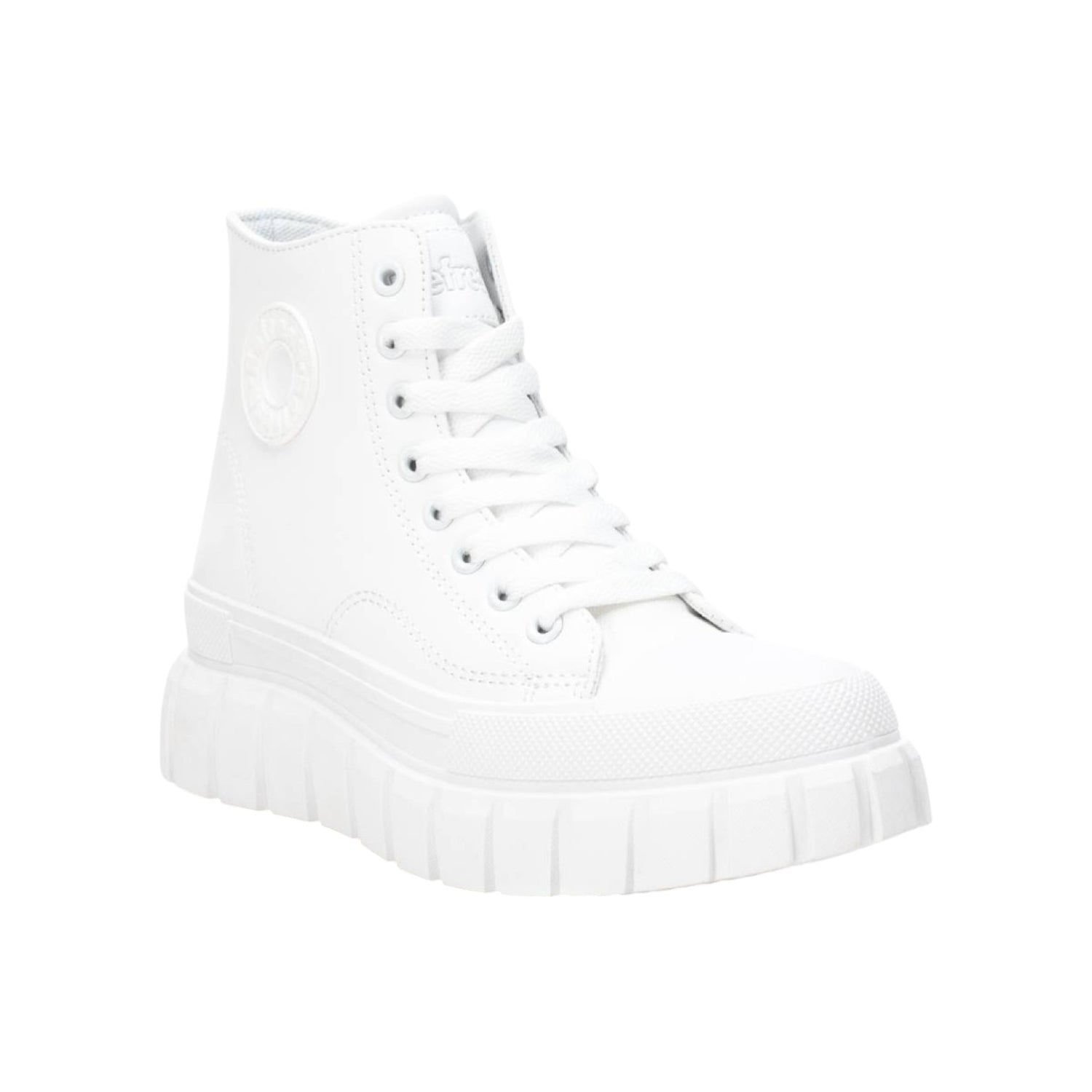 Refresh Sneakers Alta Donna in Ecopelle Bianca