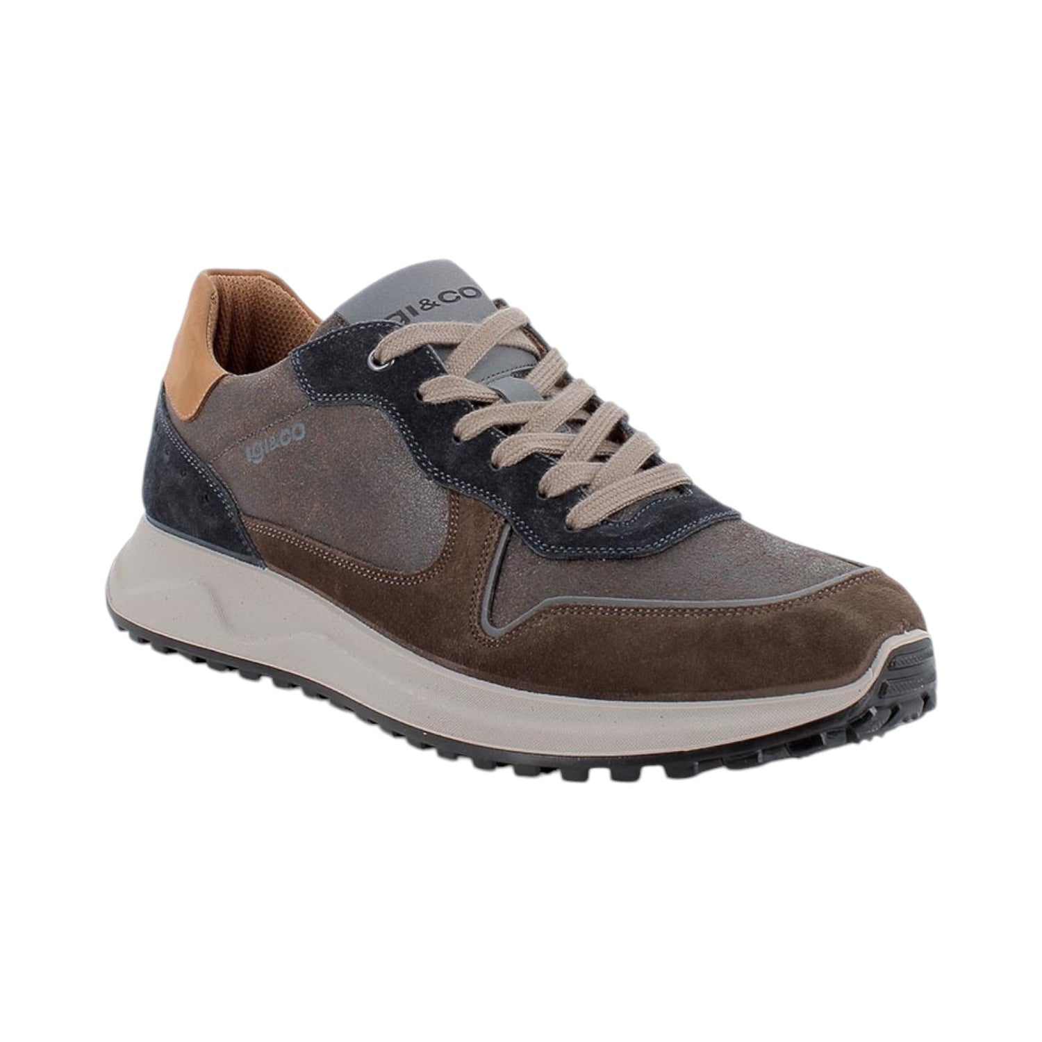 Igi&Co Sneakers Marrone in Camoscio da Uomo