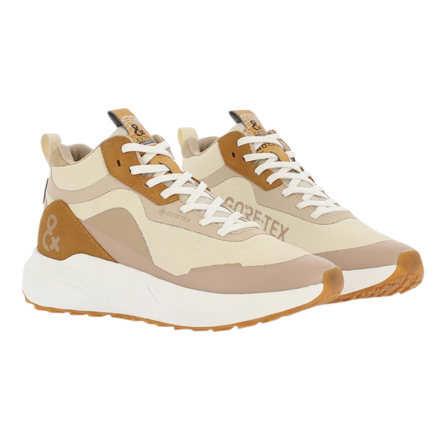 Igi&Co &xtra Sneakers Alta Beige da Donna