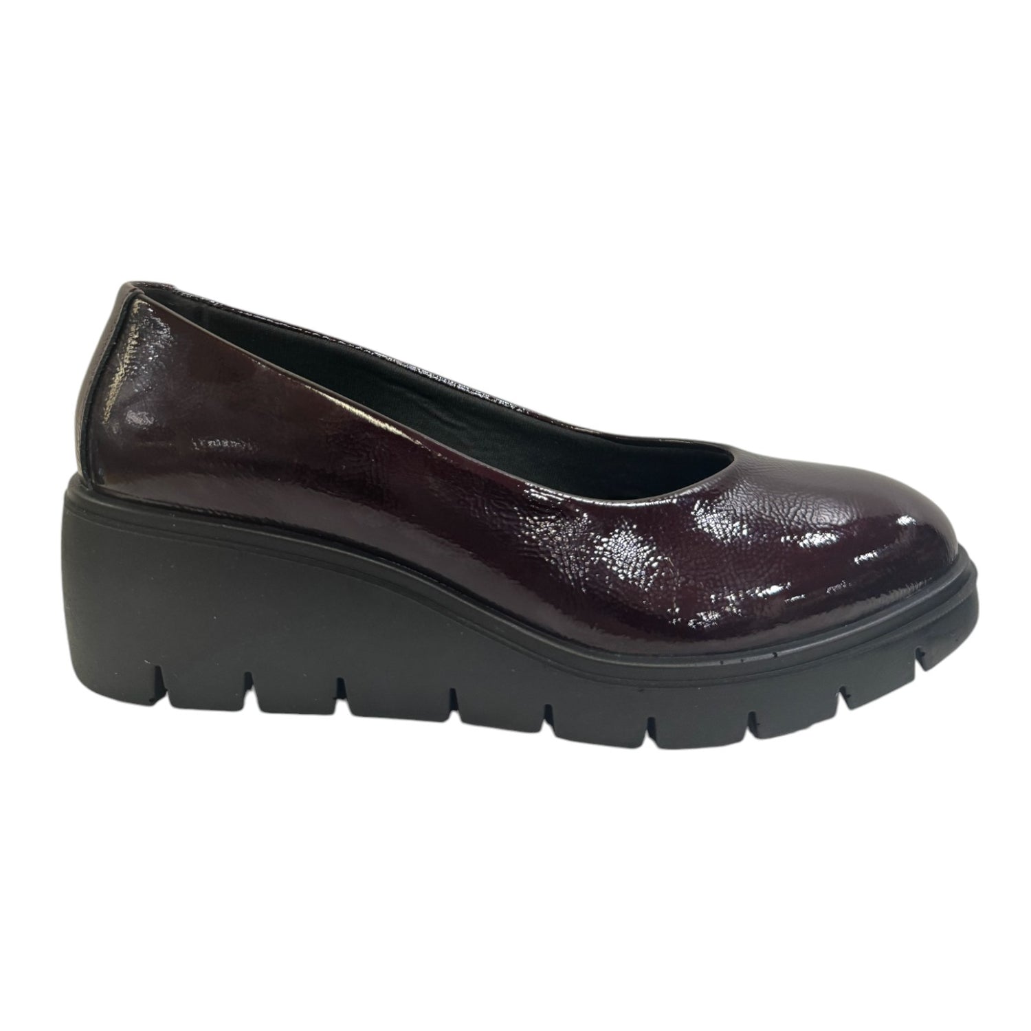 Enval Soft Ballerina Bordeaux in Naplak con Zeppa da Donna