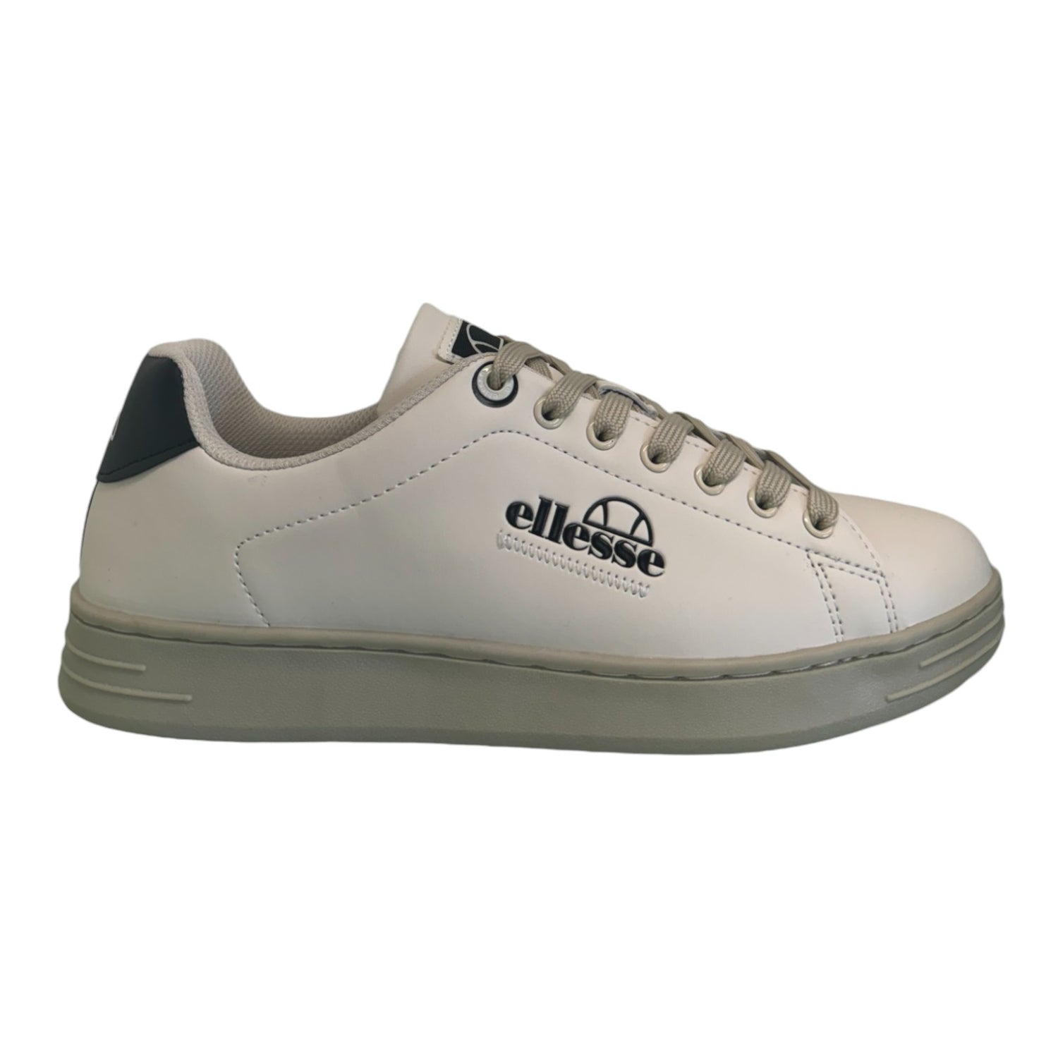 Ellesse Sneakers Latte con Dettagli Blu da Uomo