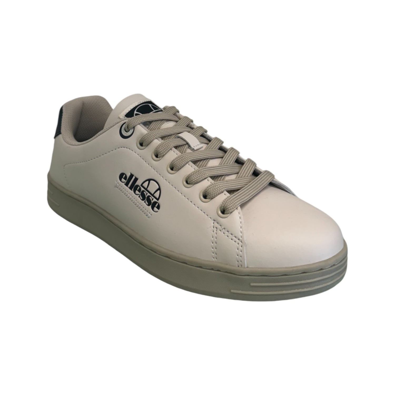 Ellesse Sneakers Latte con Dettagli Blu da Uomo