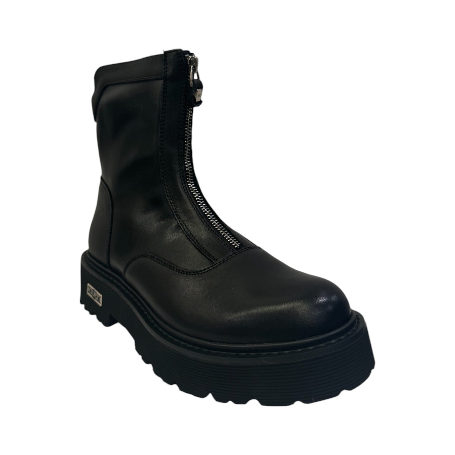 Cult Stivaletto Nero Platform con Zip Centrale da Donna