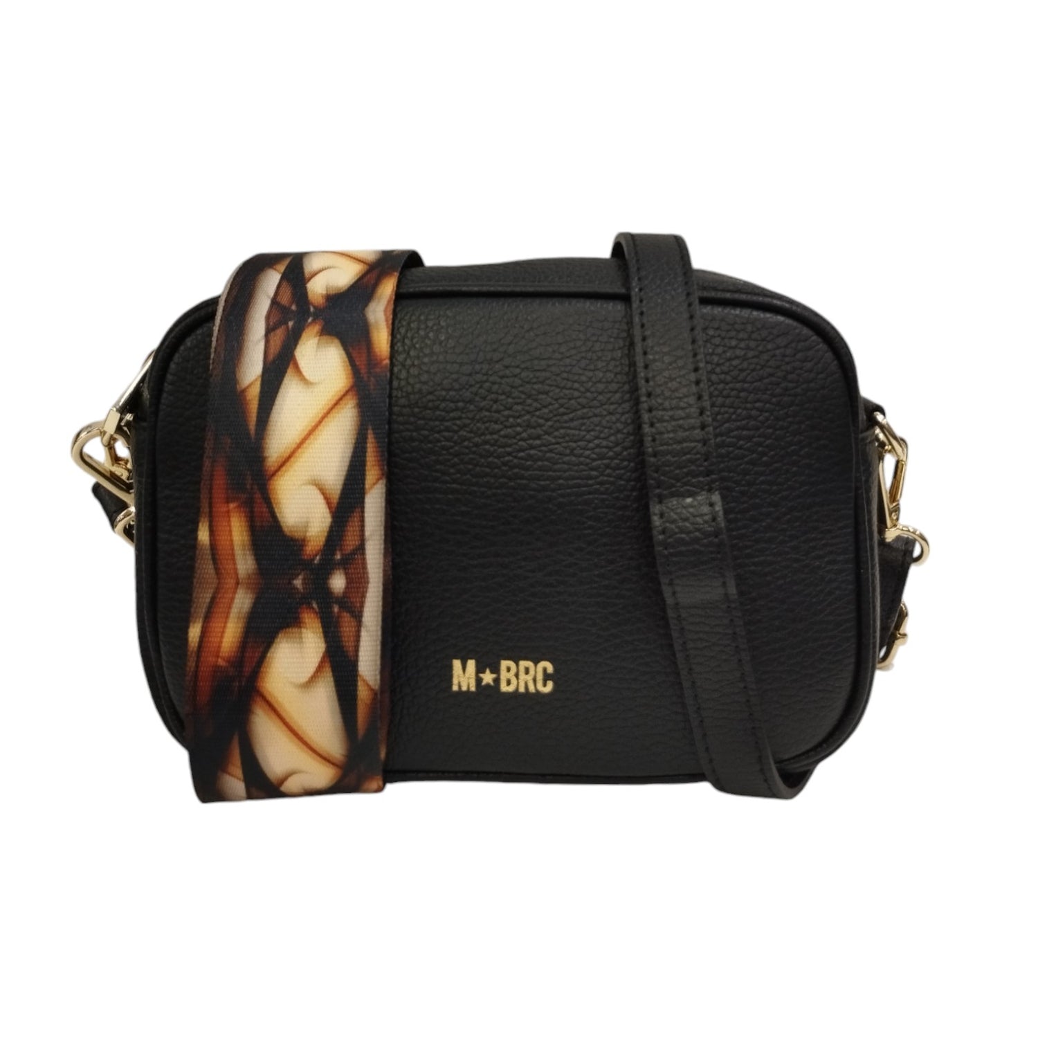 M Brc Camera Bag Nera Linea Obona in Pelle