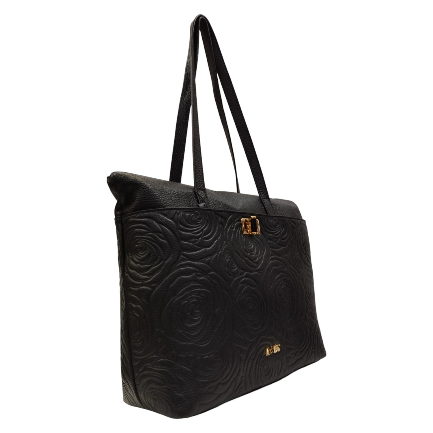 M Brc Shopper Nera Linea Mon Amour in Pelle