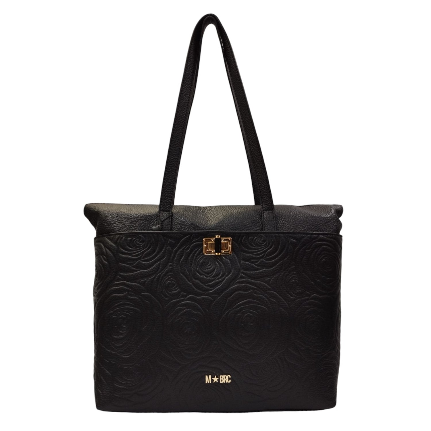 M Brc Shopper Nera Linea Mon Amour in Pelle