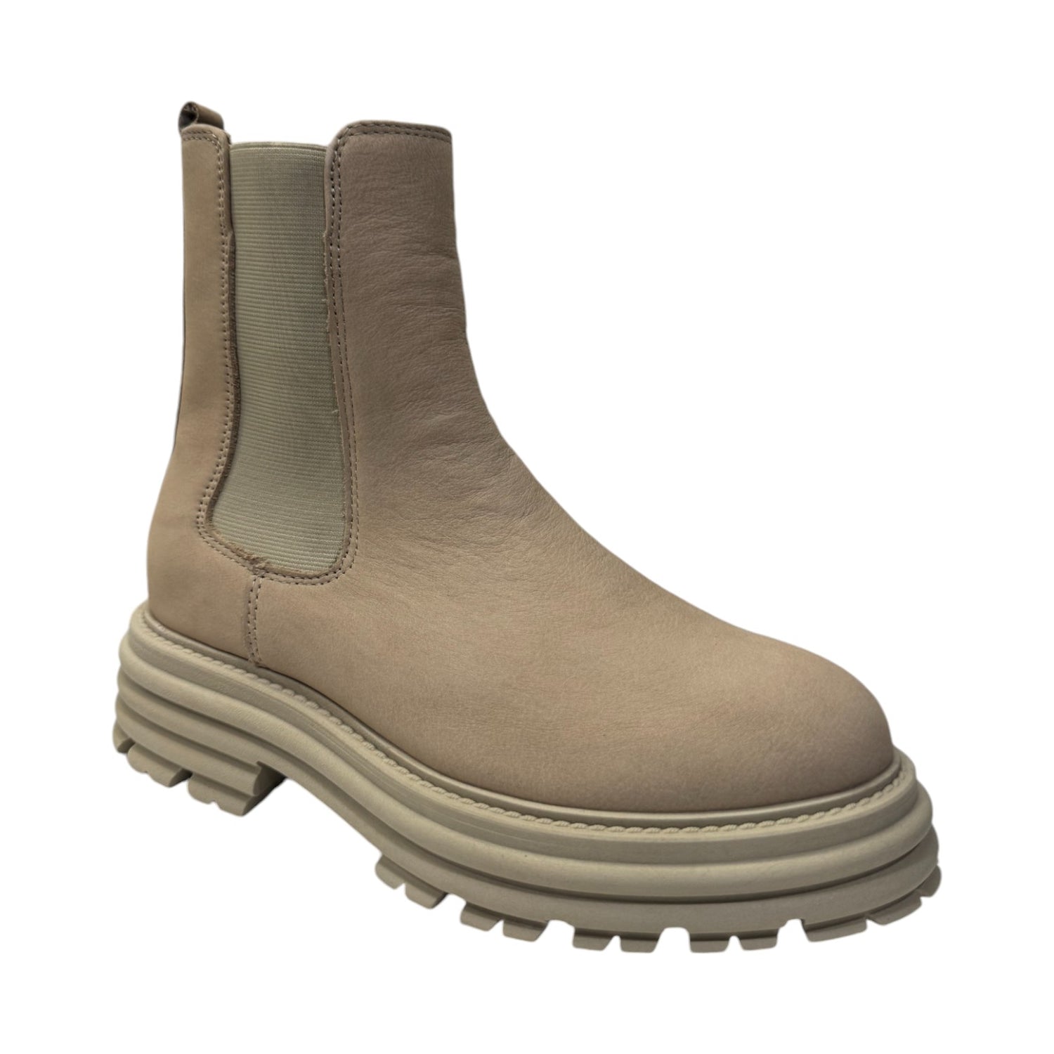 Vueva Beatles Alto Beige in Nabuck da Donna