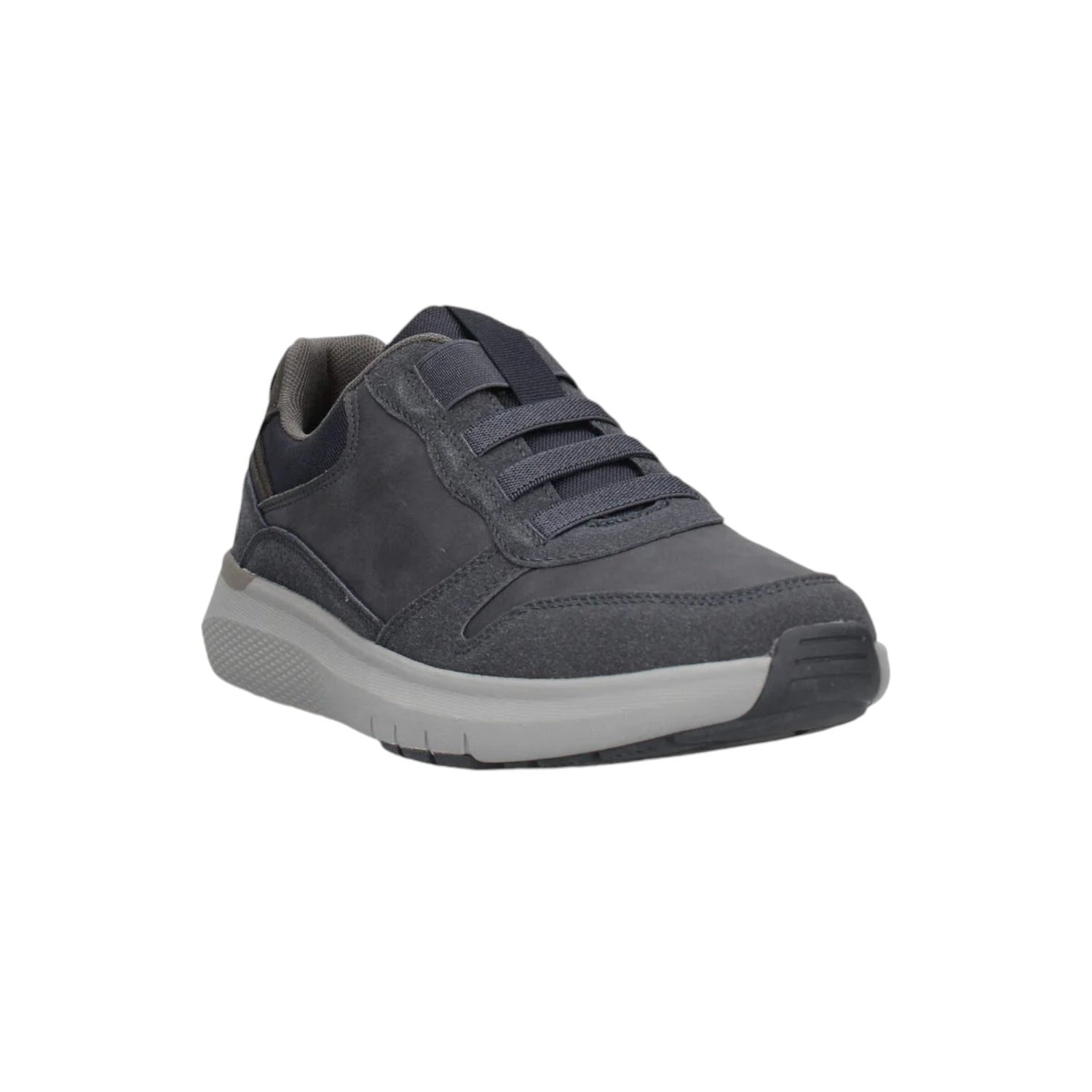 Lumberjack Slip On Uomo in Ecopelle Blu con Inserto in Tessuto