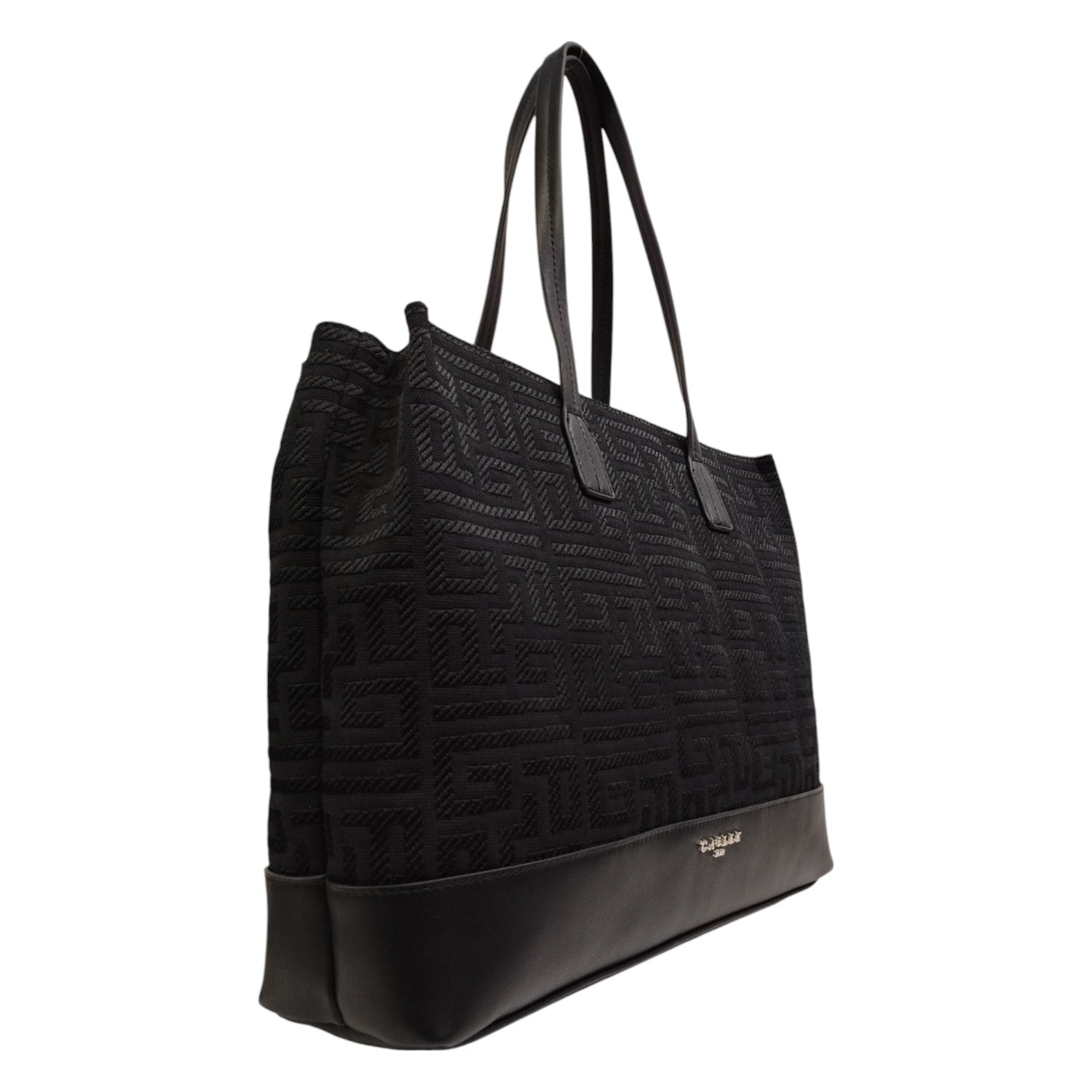 Gaelle Shopper Grande Nera Logata da Donna