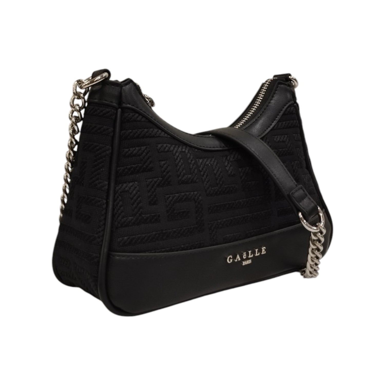 Gaelle Mini Shoulder Bag Nera Logata da Donna