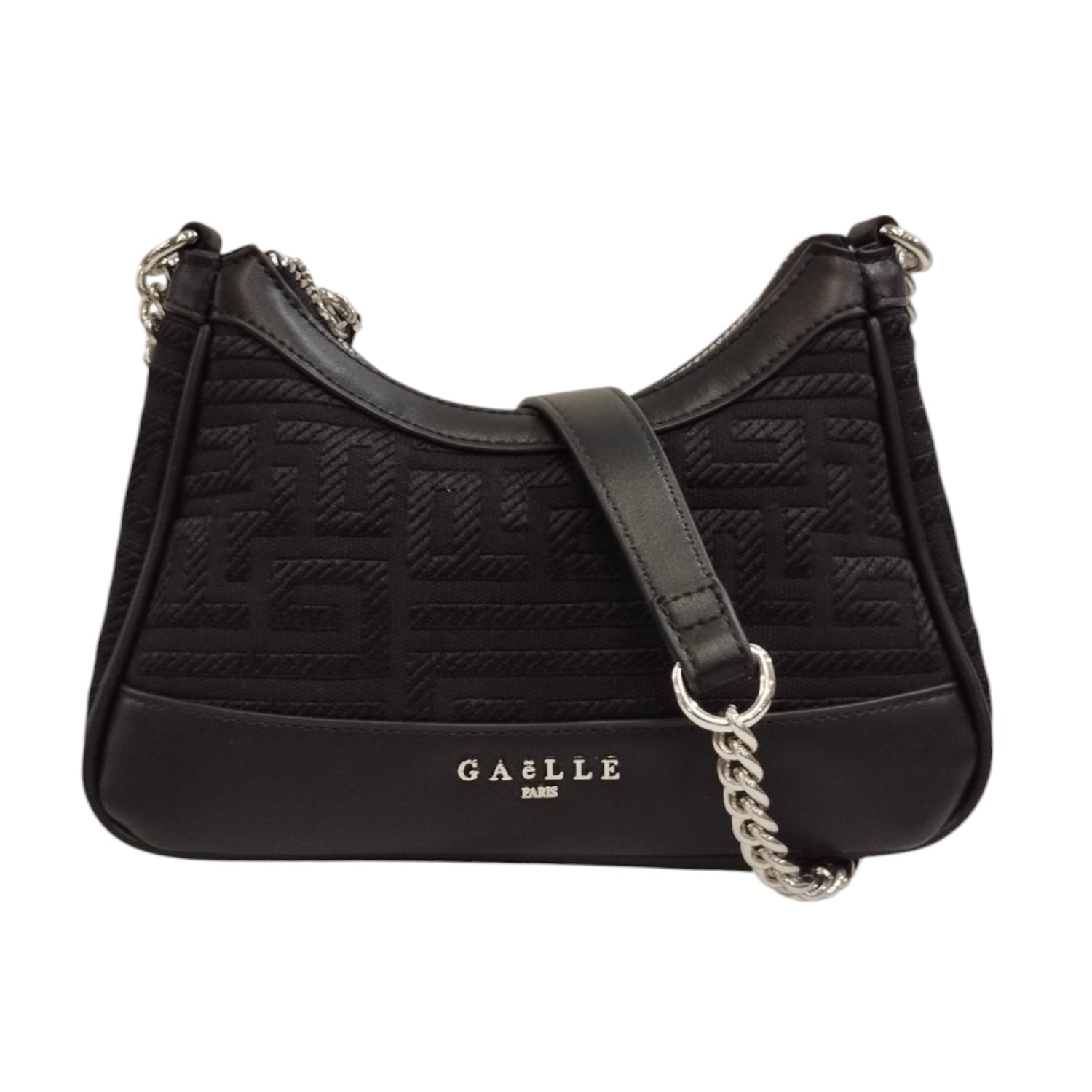 Gaelle Mini Shoulder Bag Nera Logata da Donna