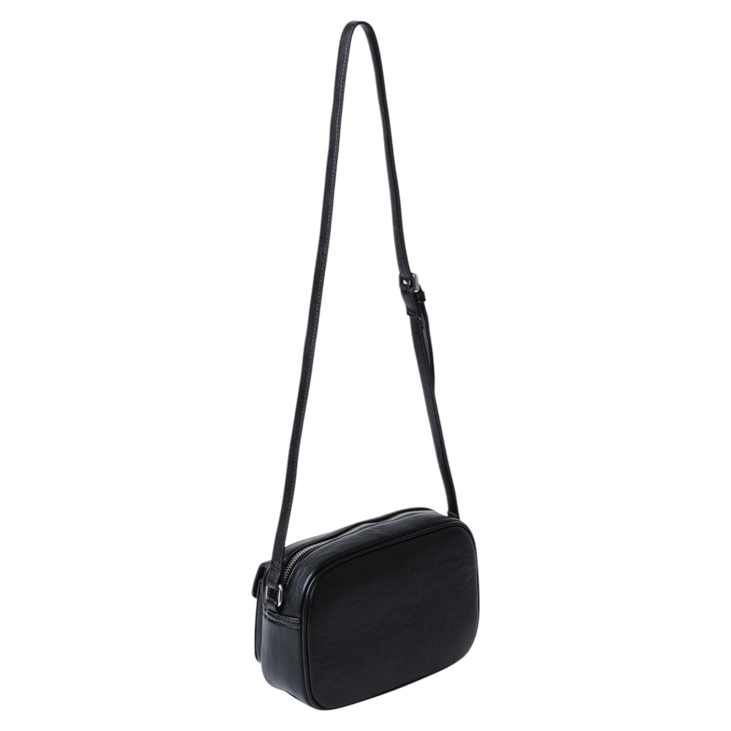 Gaelle Borsa a Tracolla Donna in Ecopelle Nera con Tasconi