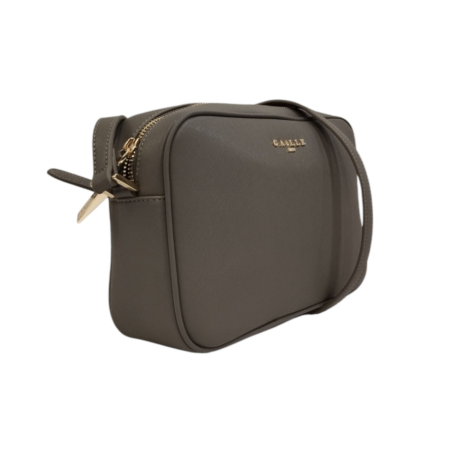 Gaelle Camera Bag Piombo Saffiano da Donna