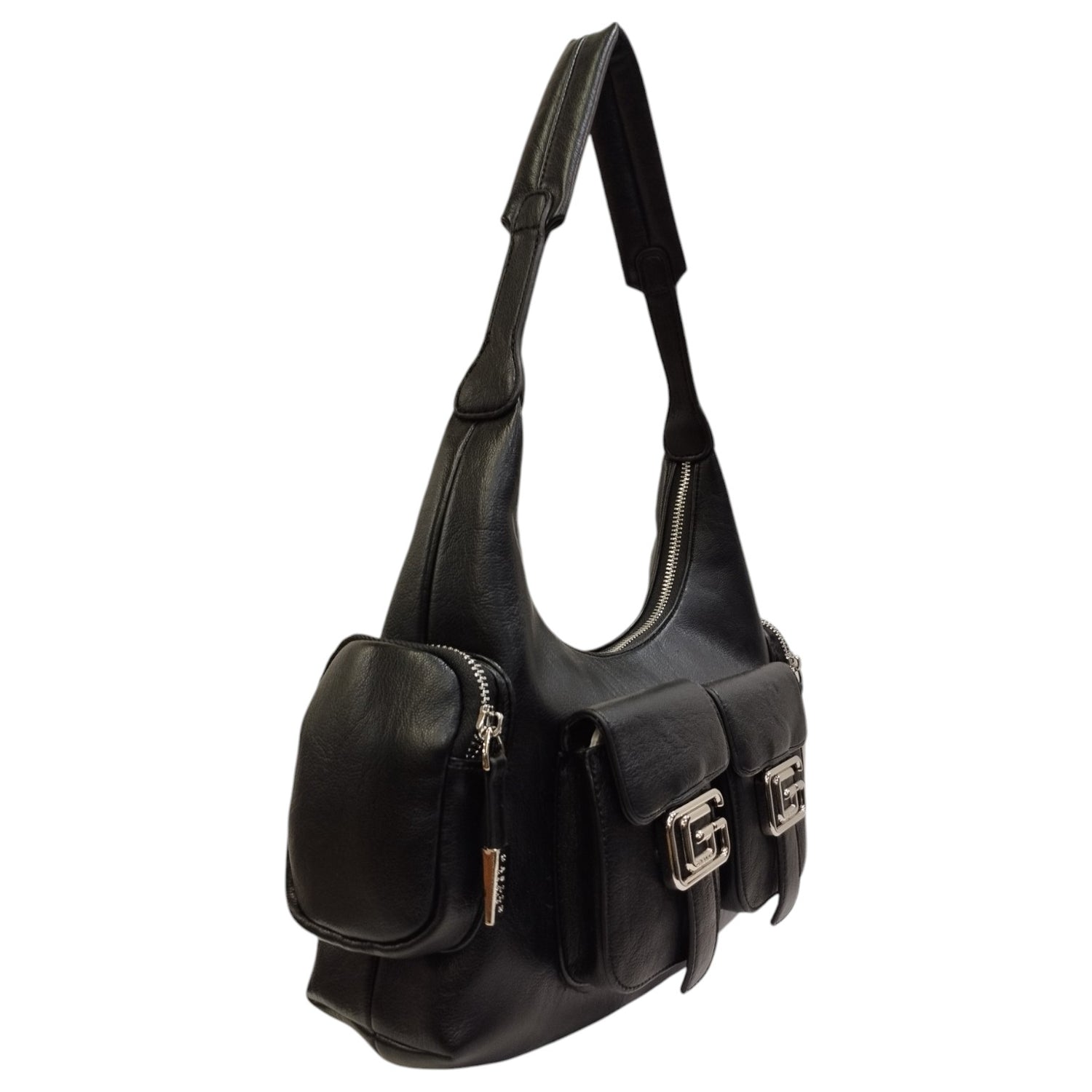 Gaelle Borsa Hobo Nera con Tasconi da Donna