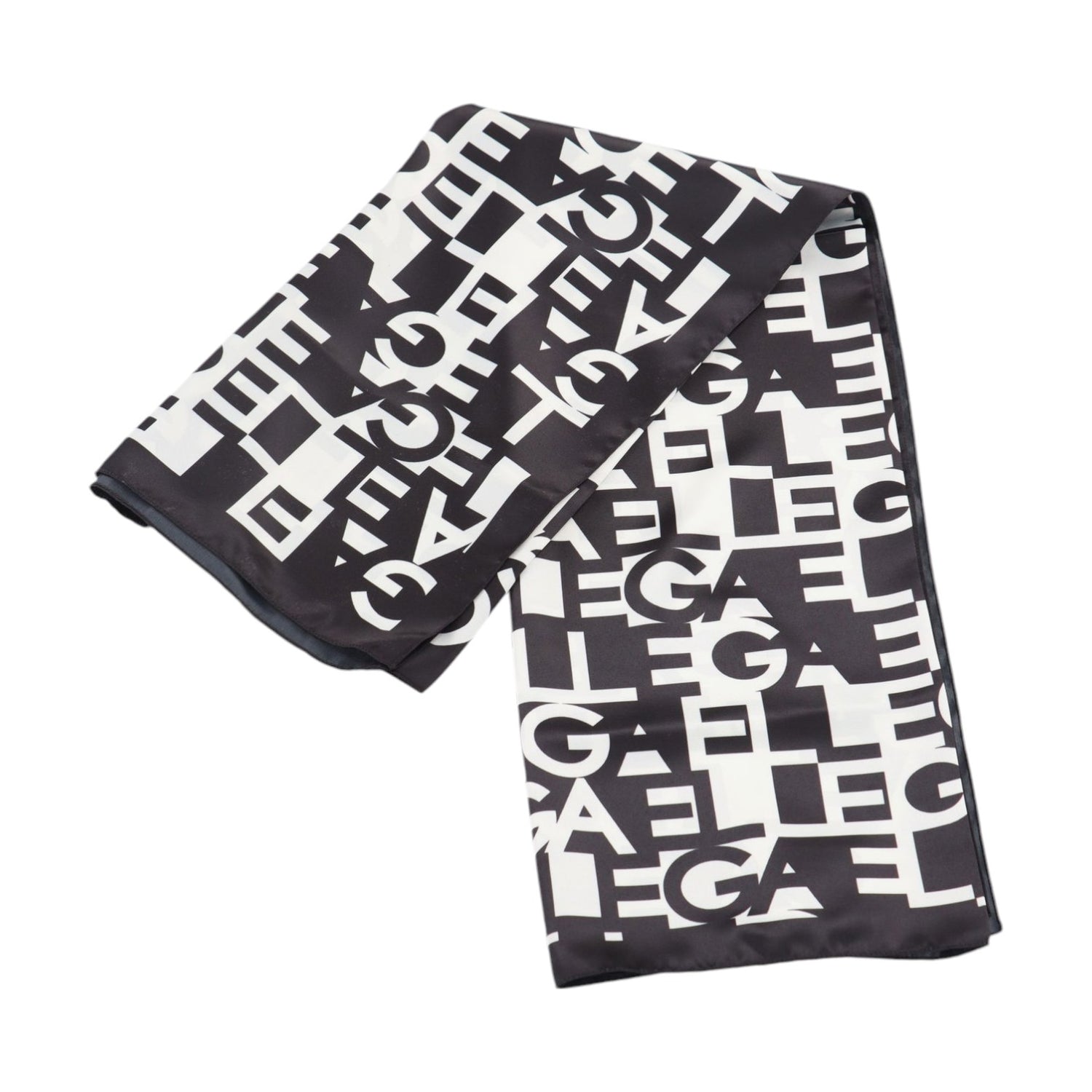 Gaelle Foulard Bianco con Stampa Logata da Donna