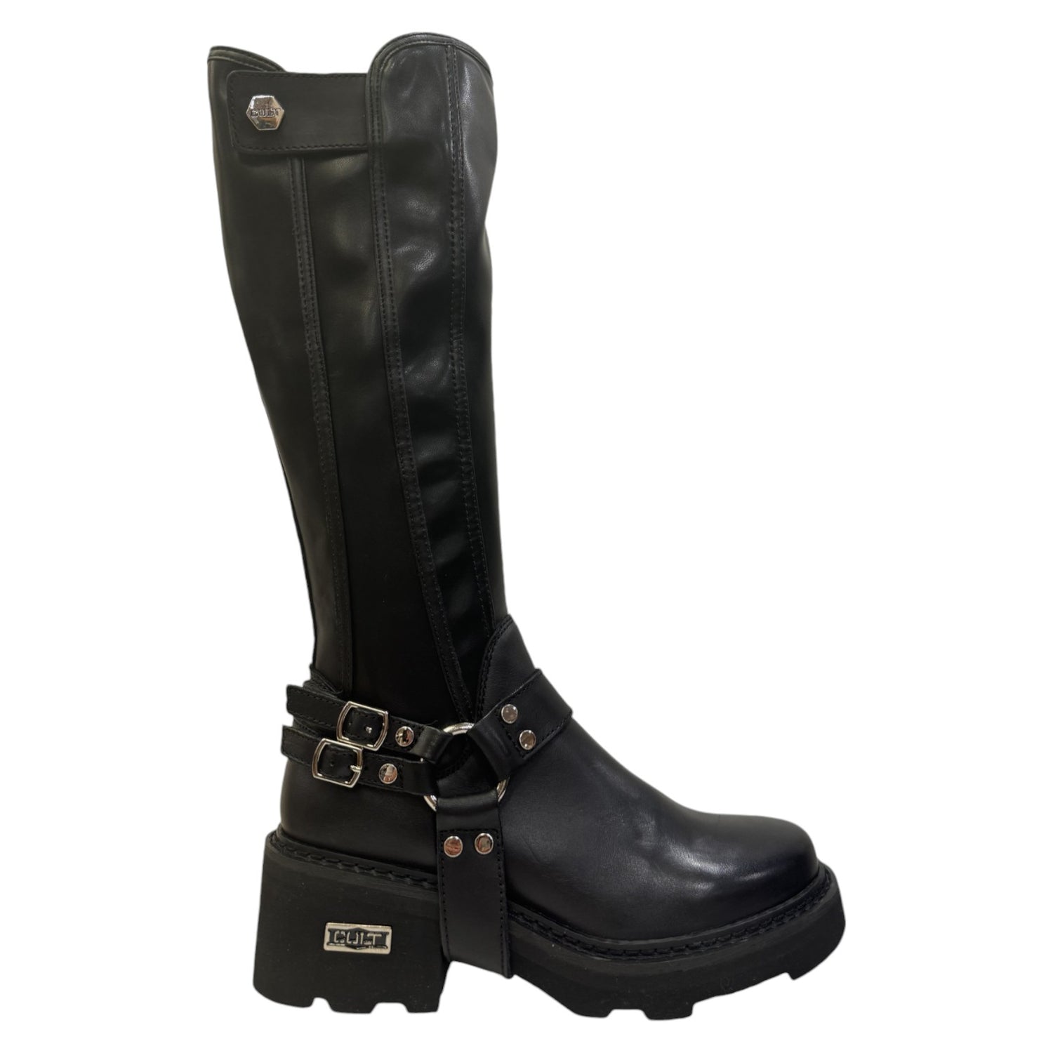 Cult Stivale Nero in Pelle t.6