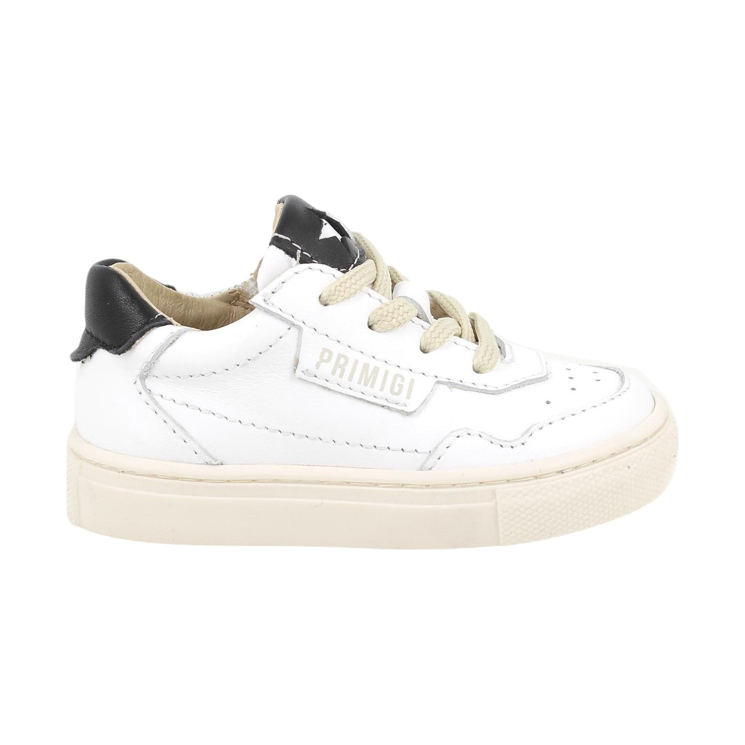 Primigi Sneakers Bianca Nera con Lacci e Zip da Bambino