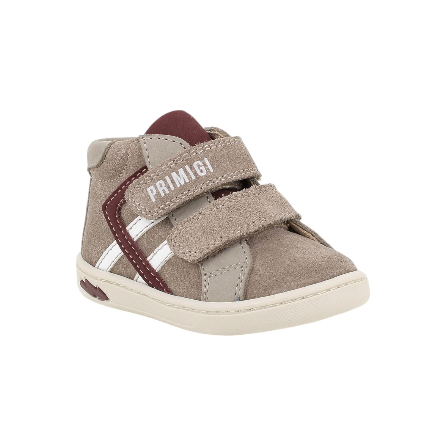 Primigi Sneakers Tortora in Camoscio con Strappo da Bambino