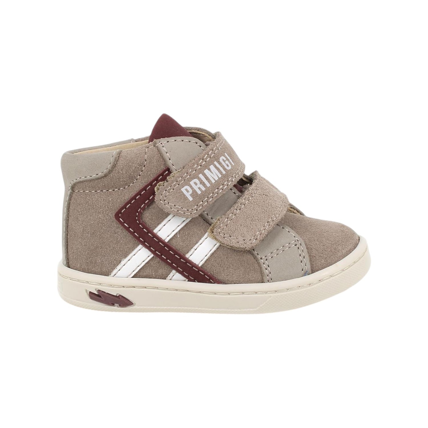 Primigi Sneakers Tortora in Camoscio con Strappo da Bambino