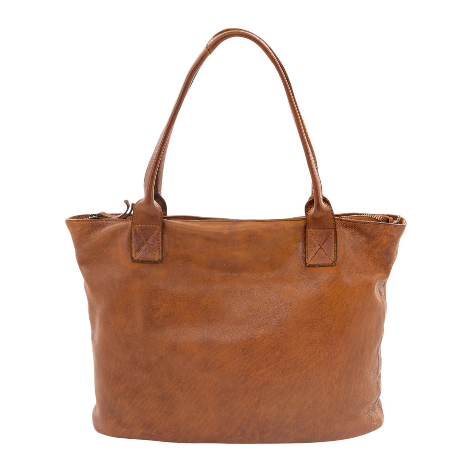 Gianni Conti Shopping Bag Cuoio Linea Gemma con Tracolla in Pelle da Donna