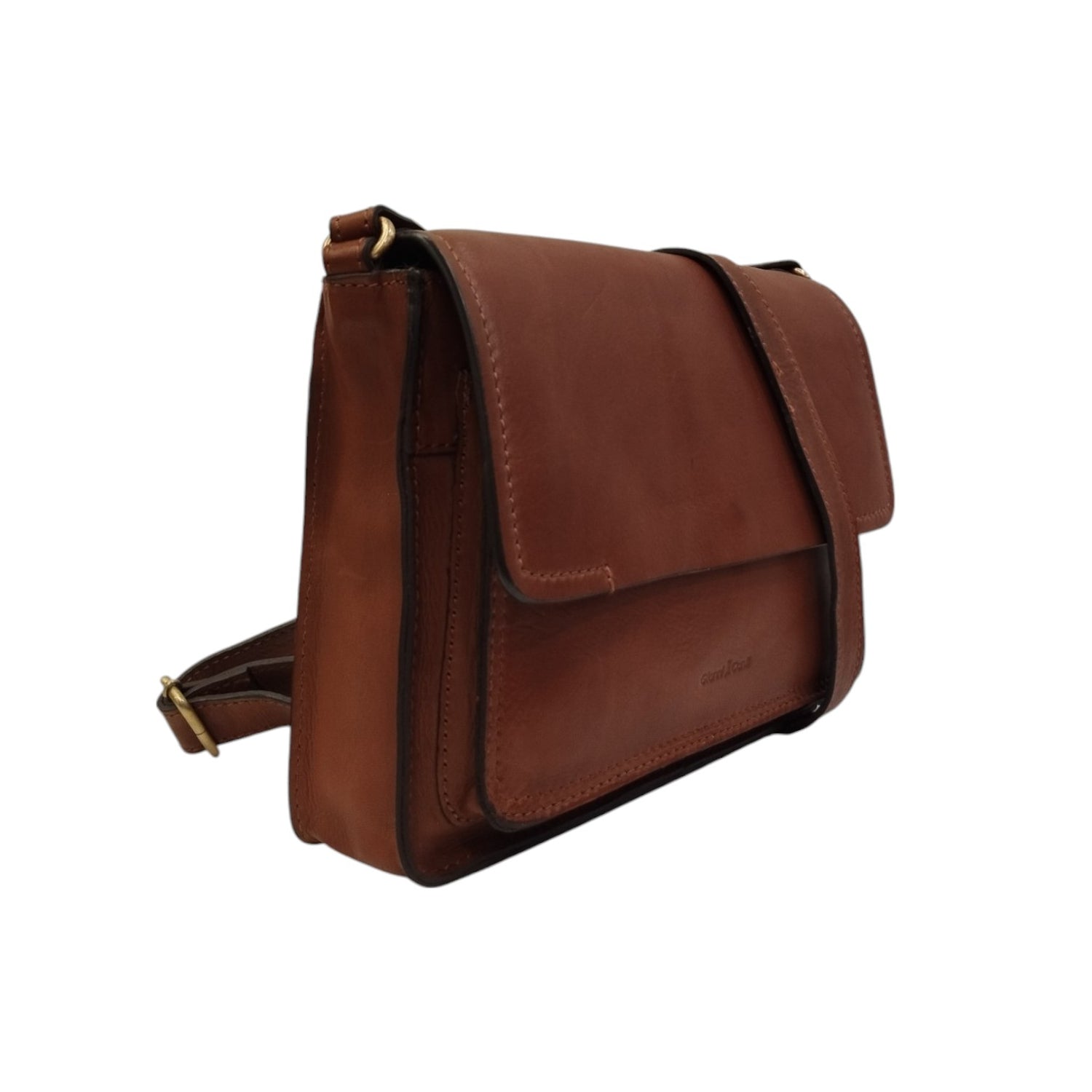 Gianni Conti Borsa a Tracolla Linea Zante Donna in Pelle Bruciato