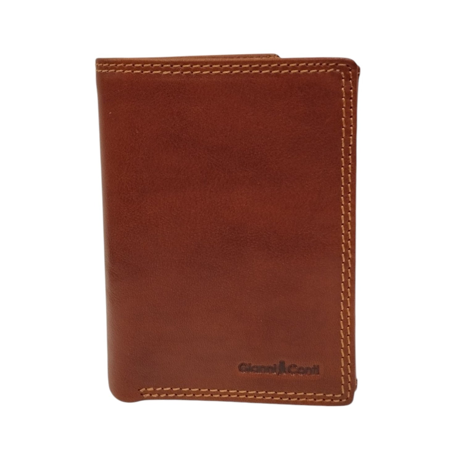Gianni Conti Portafoglio Verticale Cuoio in Pelle da Uomo