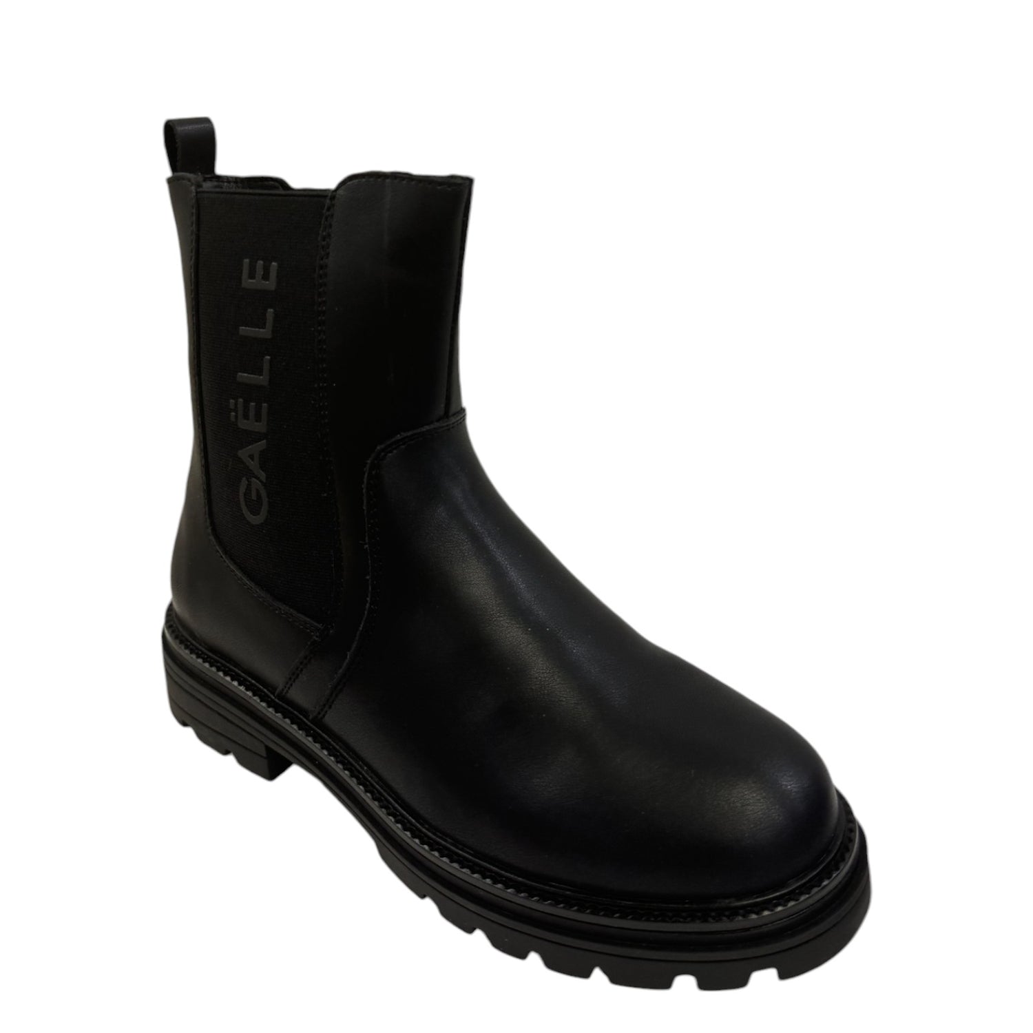 Gaelle Beatles Alto Bambina in Pelle e Tessuto con Zip
