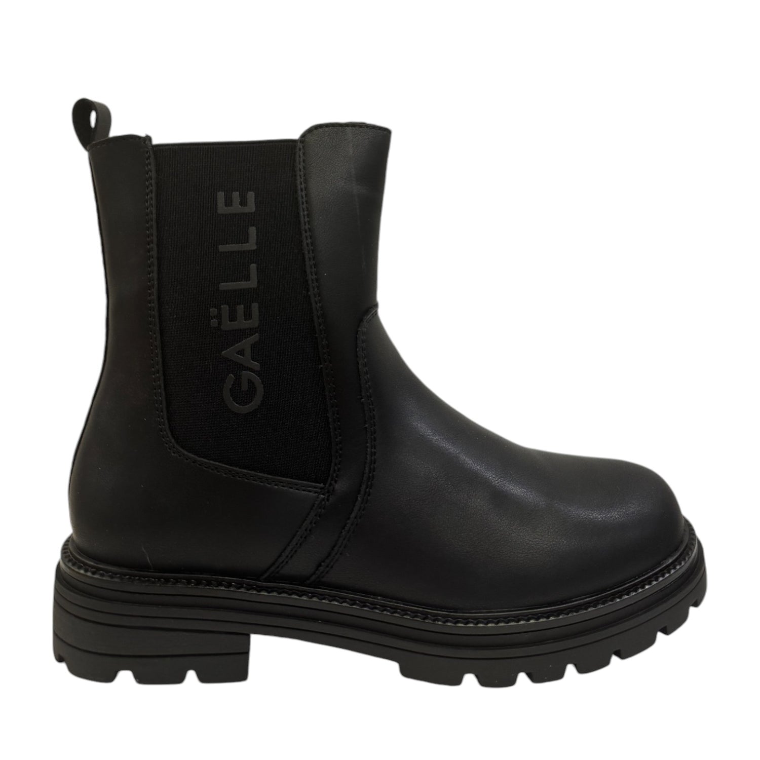 Gaelle Beatles Alto Bambina in Pelle e Tessuto con Zip