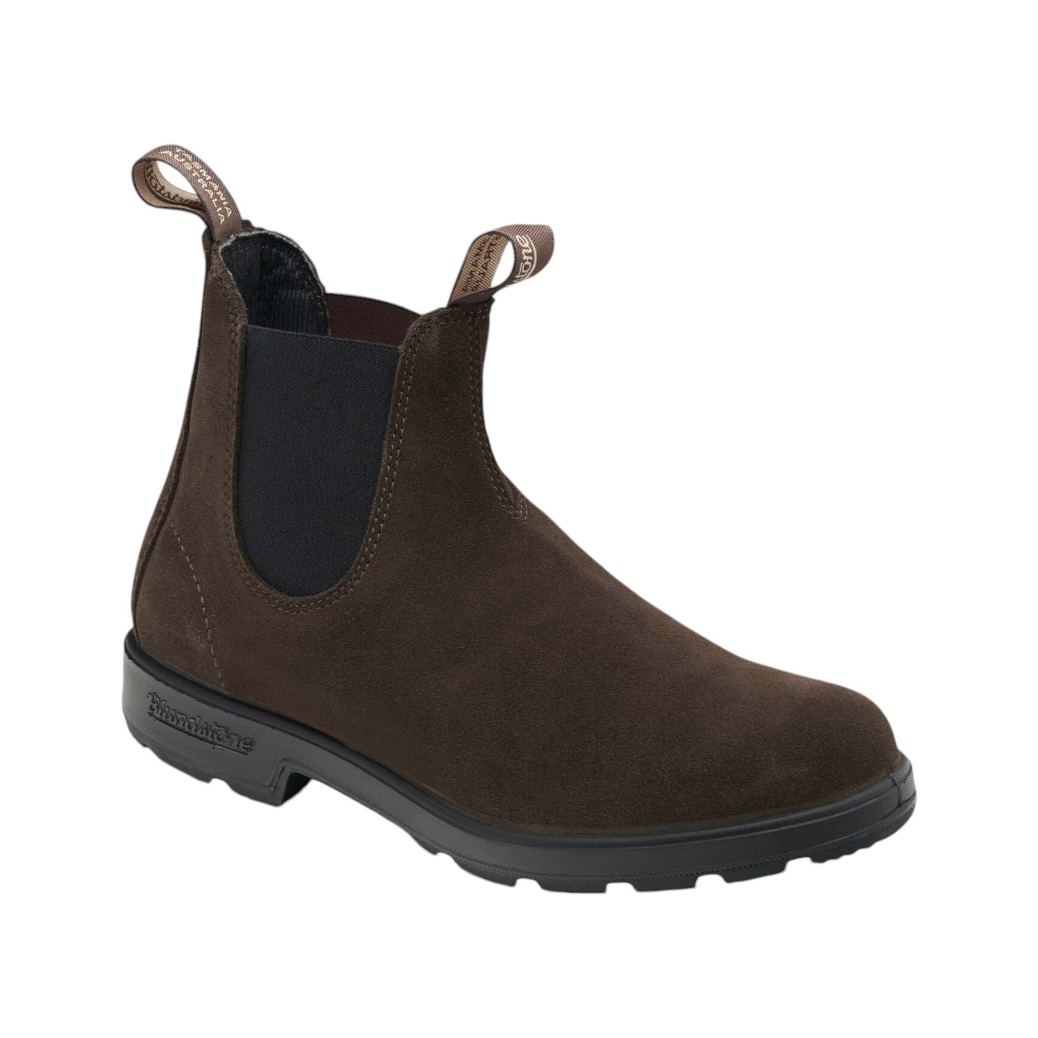 Blundstone Beatles Unisex in Camoscio Marrone con Elastici Laterali Neri