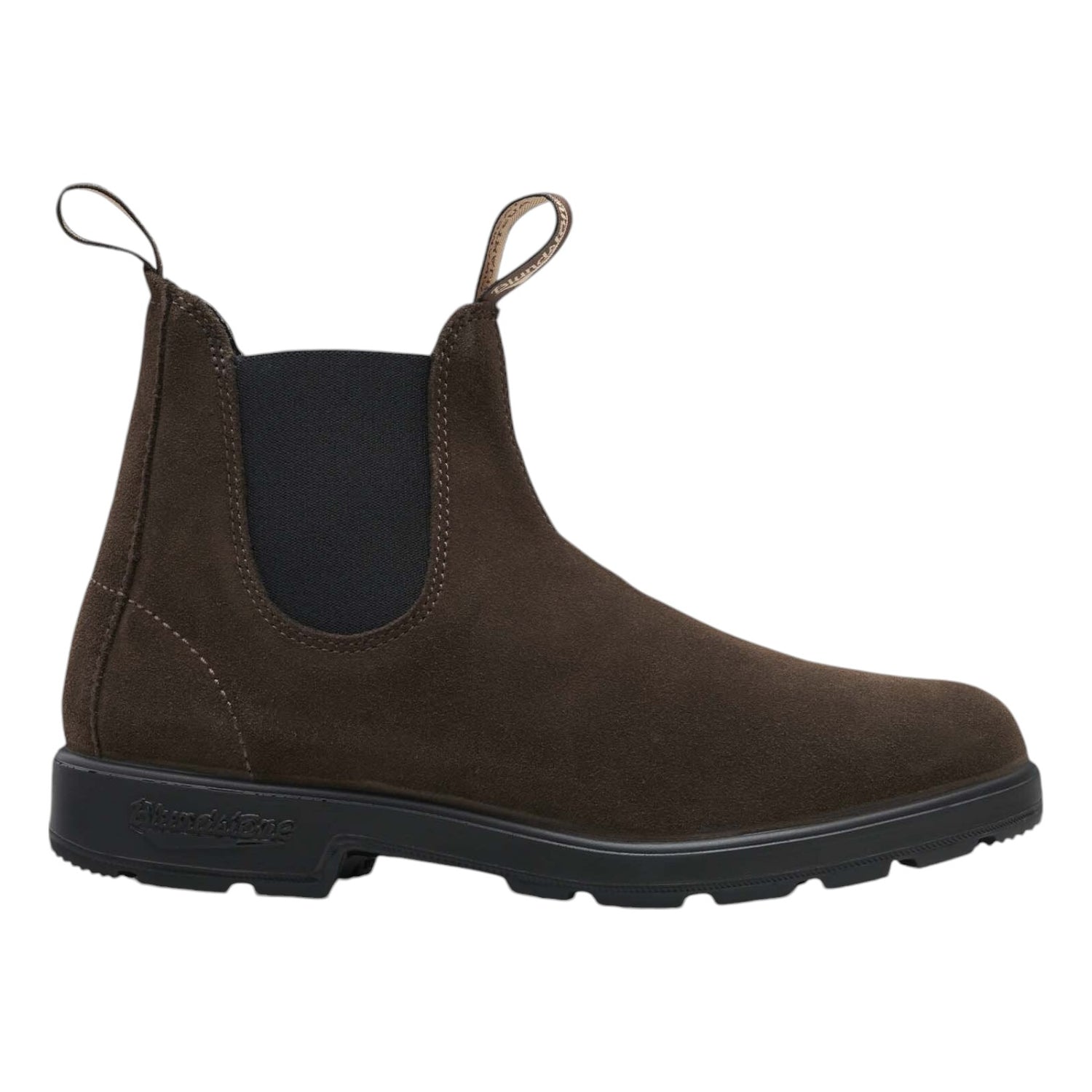 Blundstone Beatles Unisex in Camoscio Marrone con Elastici Laterali Neri